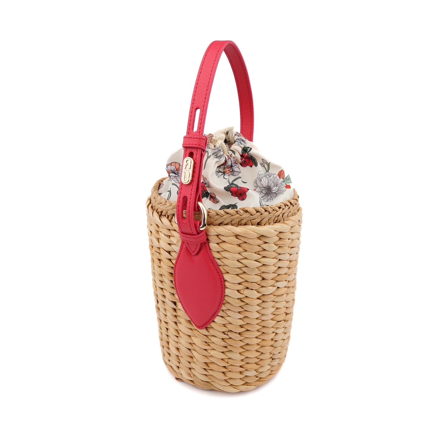 Geanta ratan Furla Danae bucket