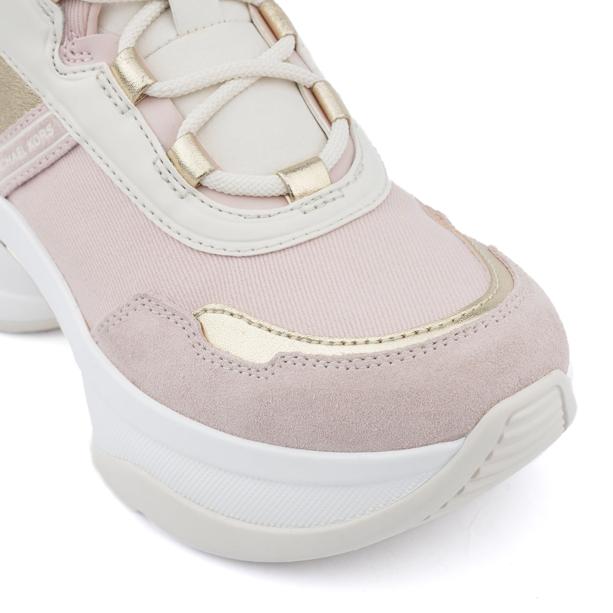 Pantofi sport Michael Kors Olympia cu platformă – Roz pudră