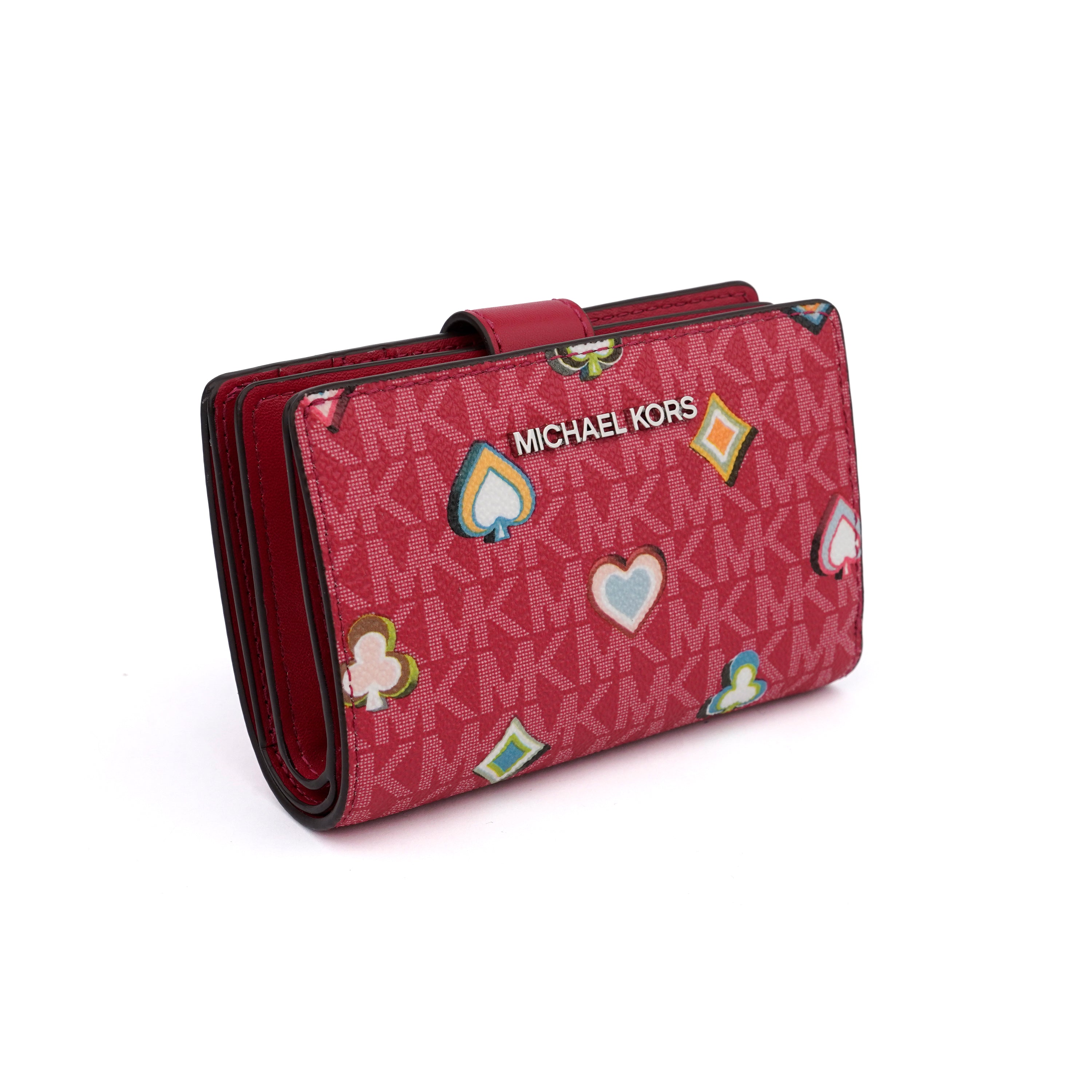 Portofel Michael Kors heart red