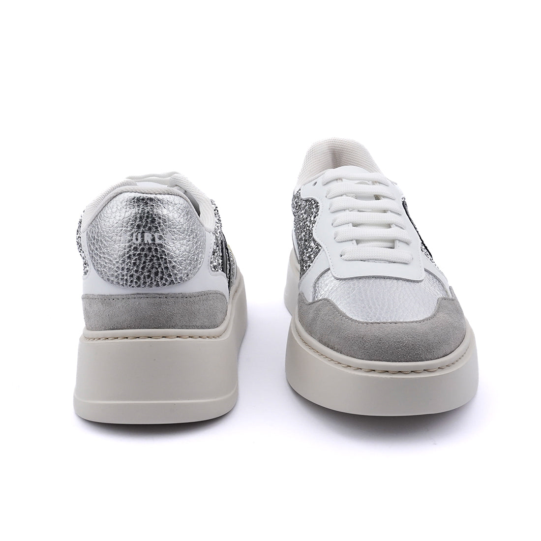 Furla Lace up Glitter Sneakers