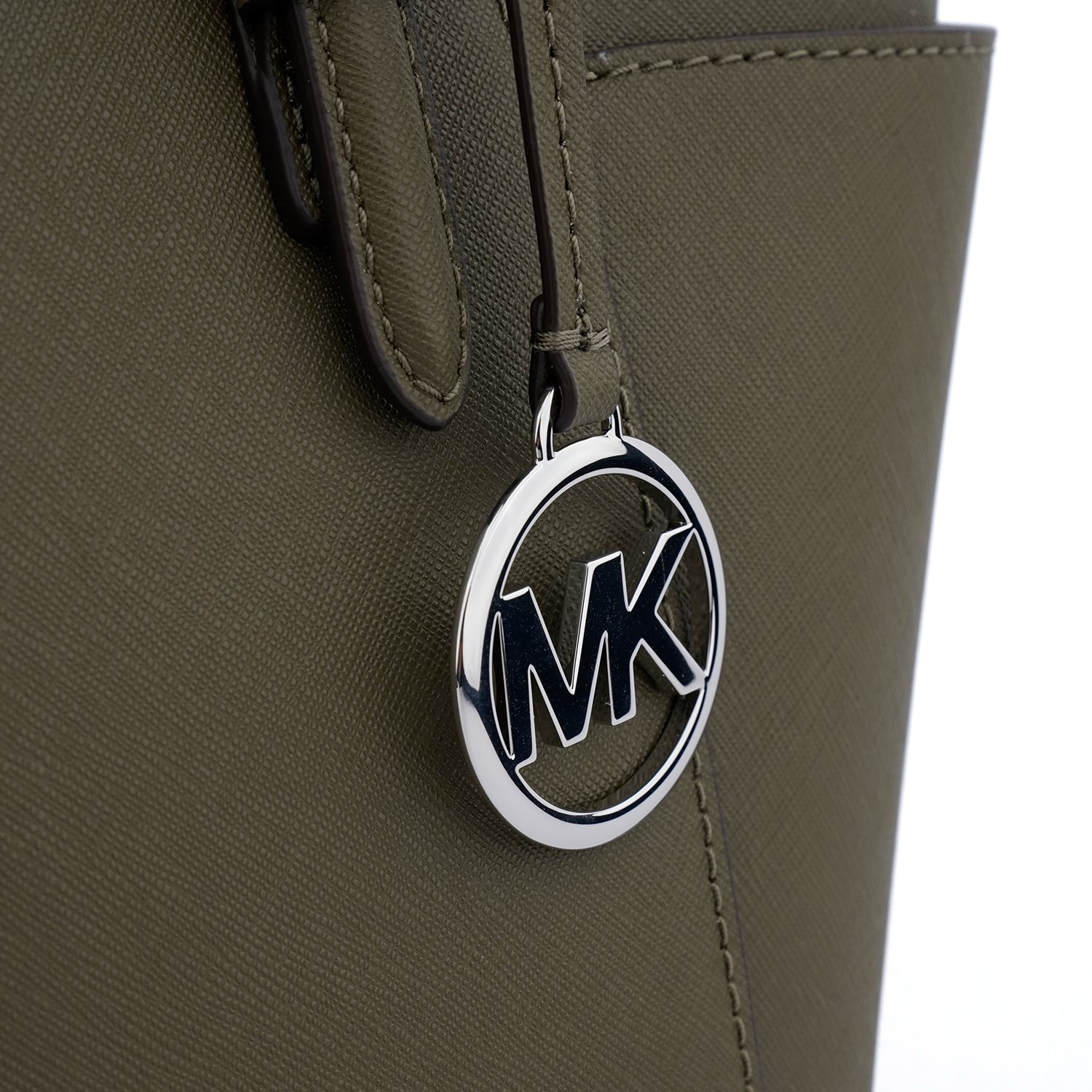 Geanta shopper Michael Kors Charlotte olive