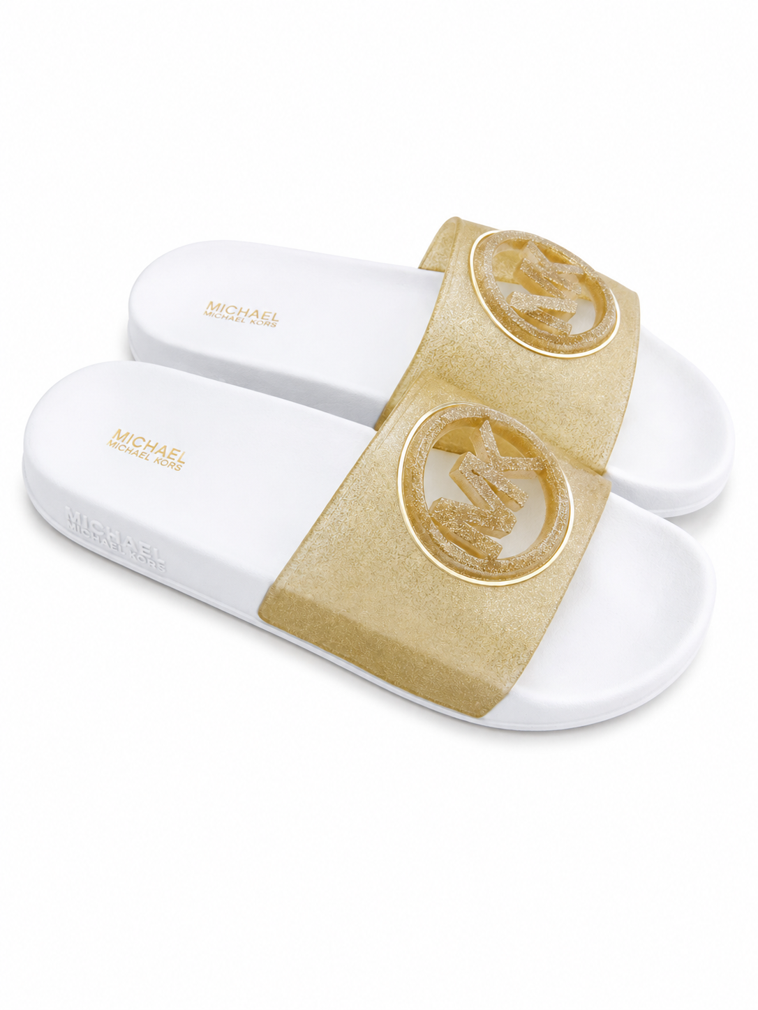 Papuci Michael Kors Slide Cut out