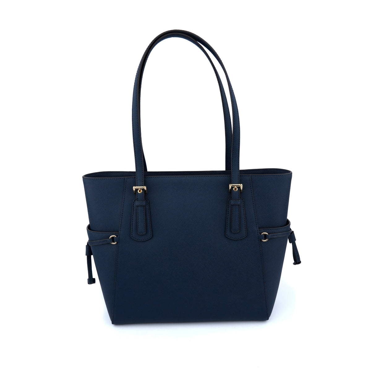 Geantă tote Michael Kors Voyager din piele naturală – Blue Navy