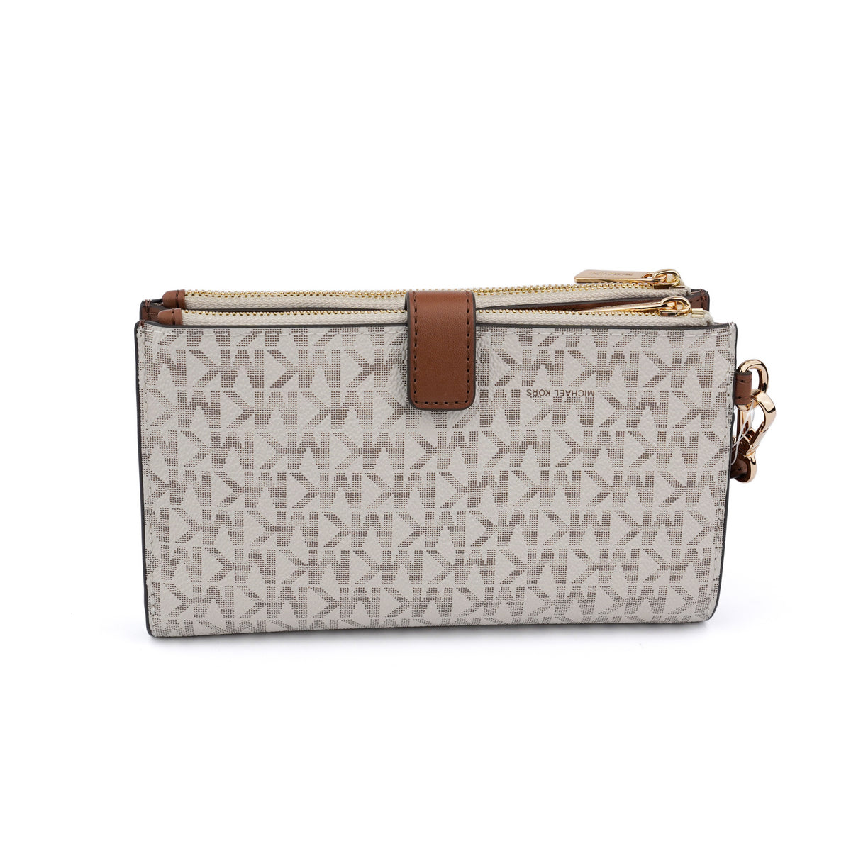 Portofel Michael Kors double-zip vanilla