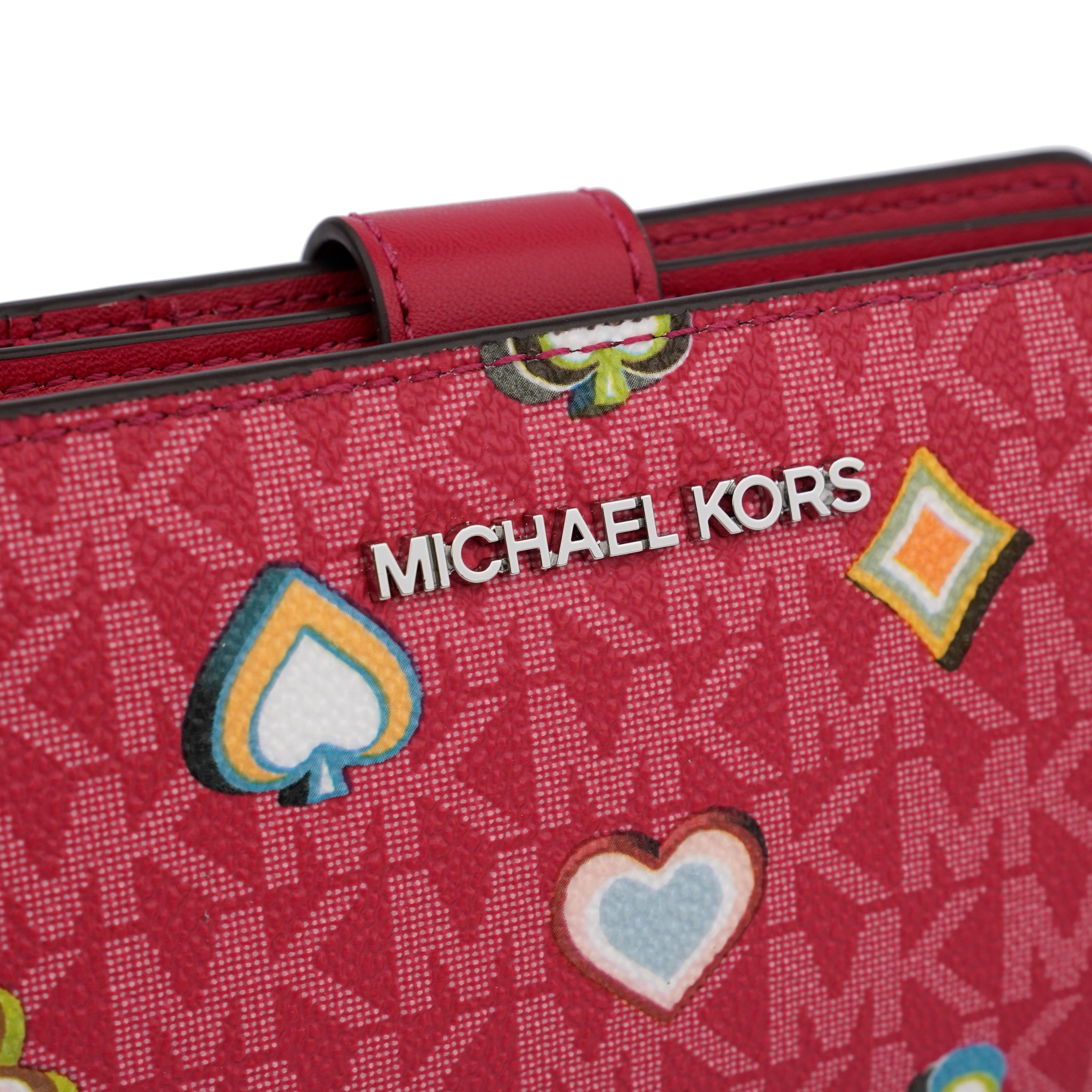 Portofel Michael Kors heart red