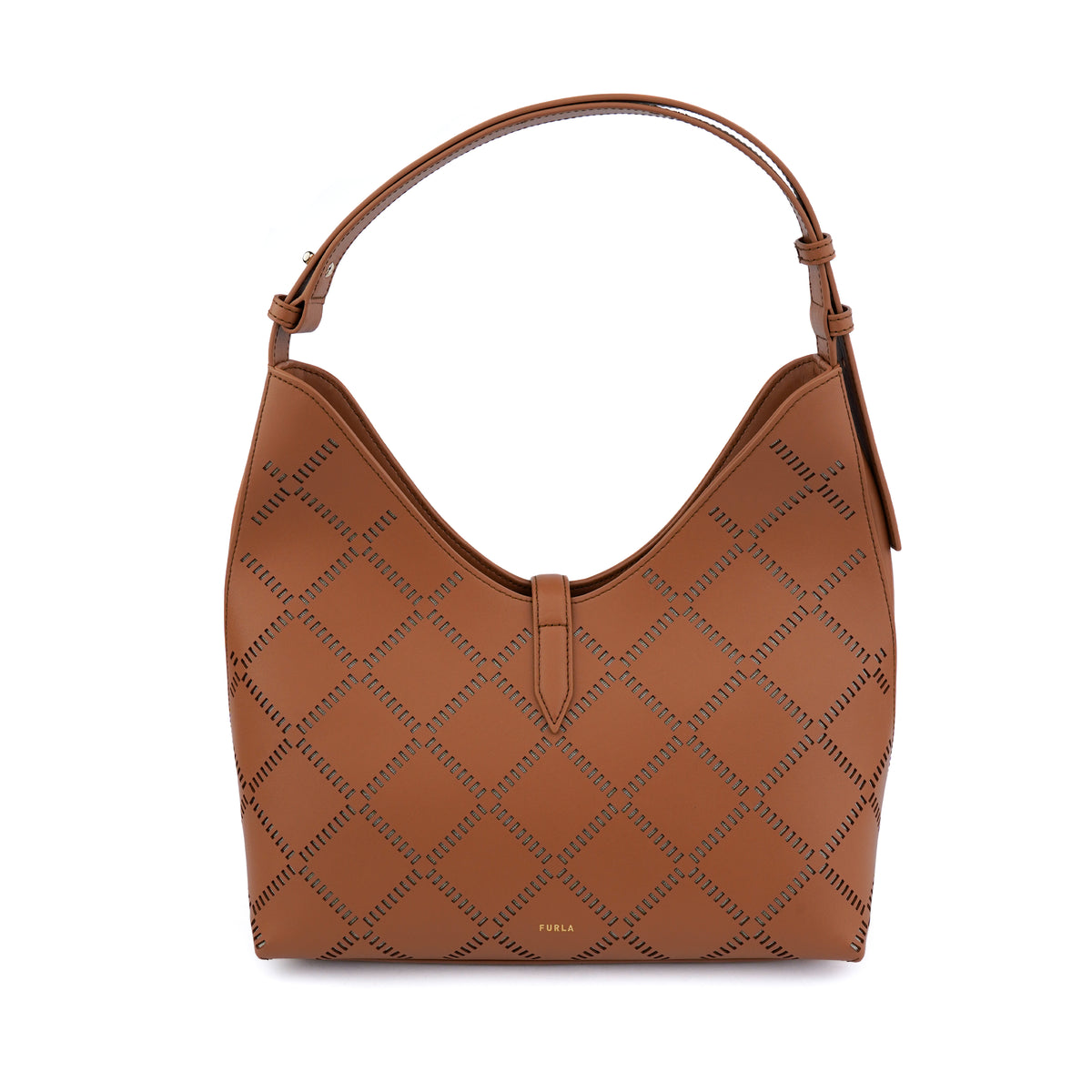Geanta Furla Goccia Medium Hobo – Cognac