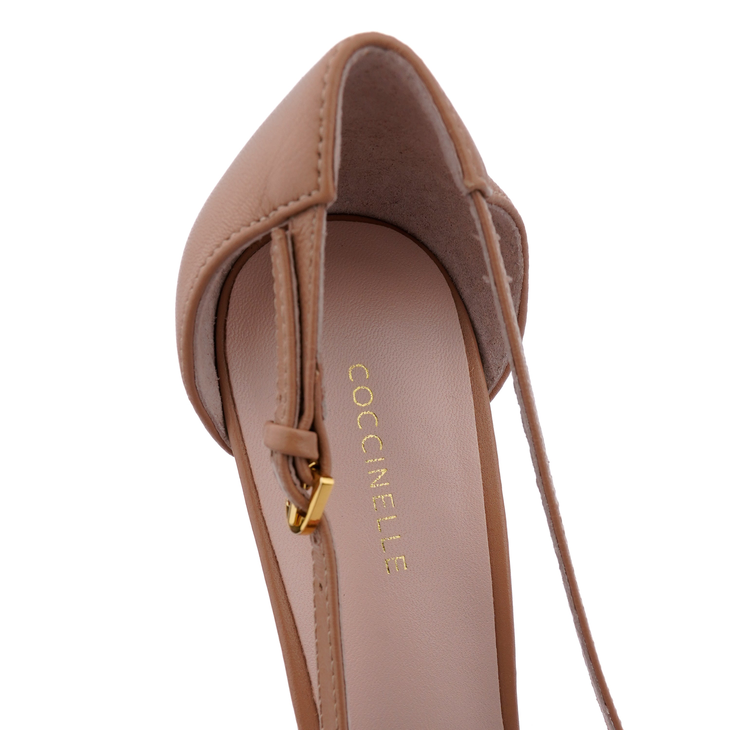 Pantofi Coccinelle Nude Slingback Pumps