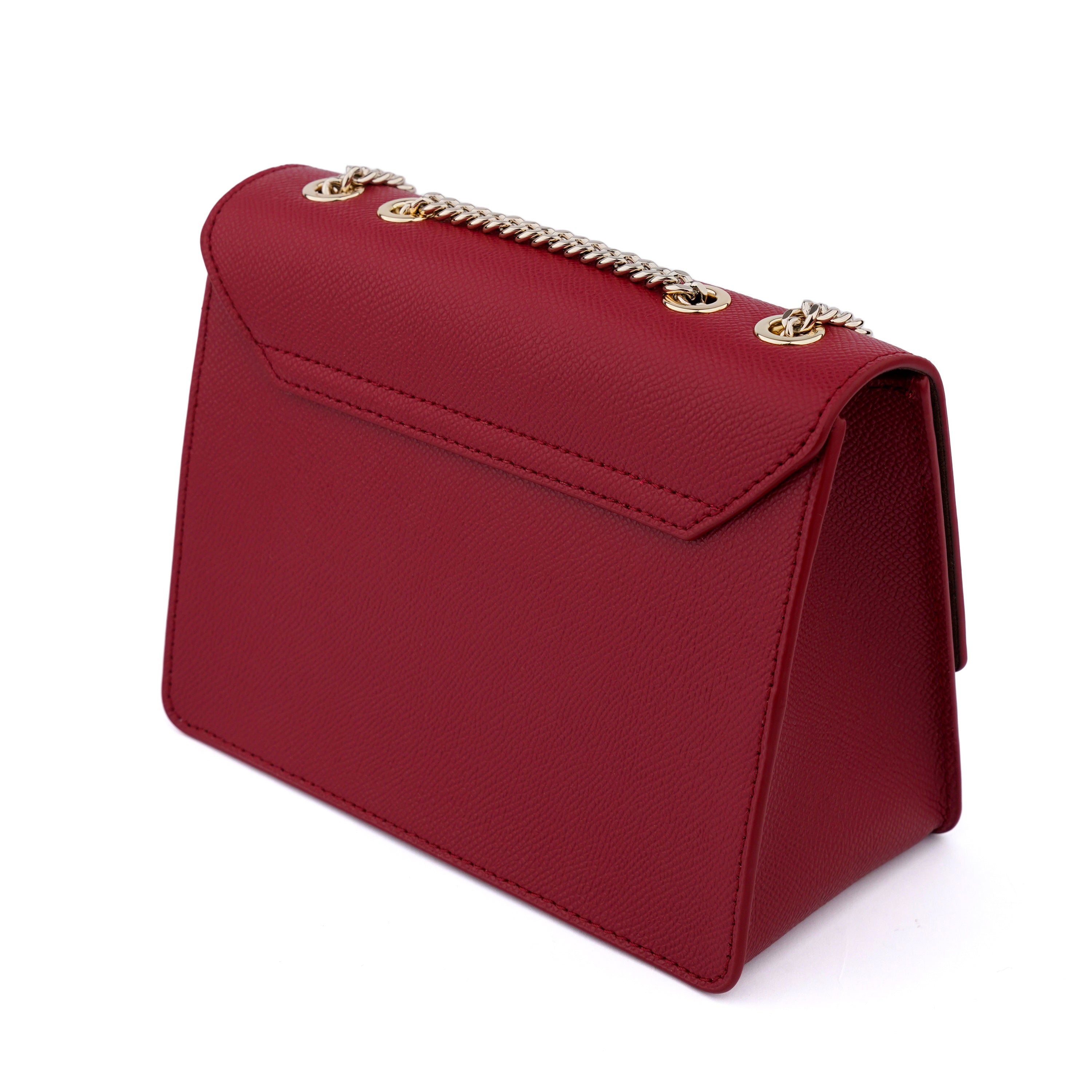Geanta Furla Venere mini chain rosu