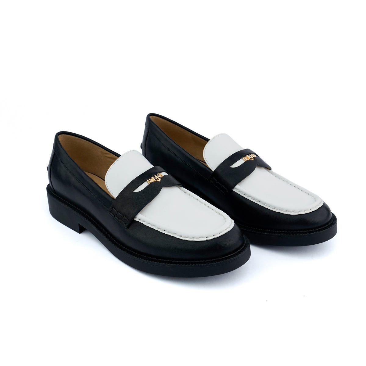 Pantofi stil loafers din piele naturala Michael Kors Eden