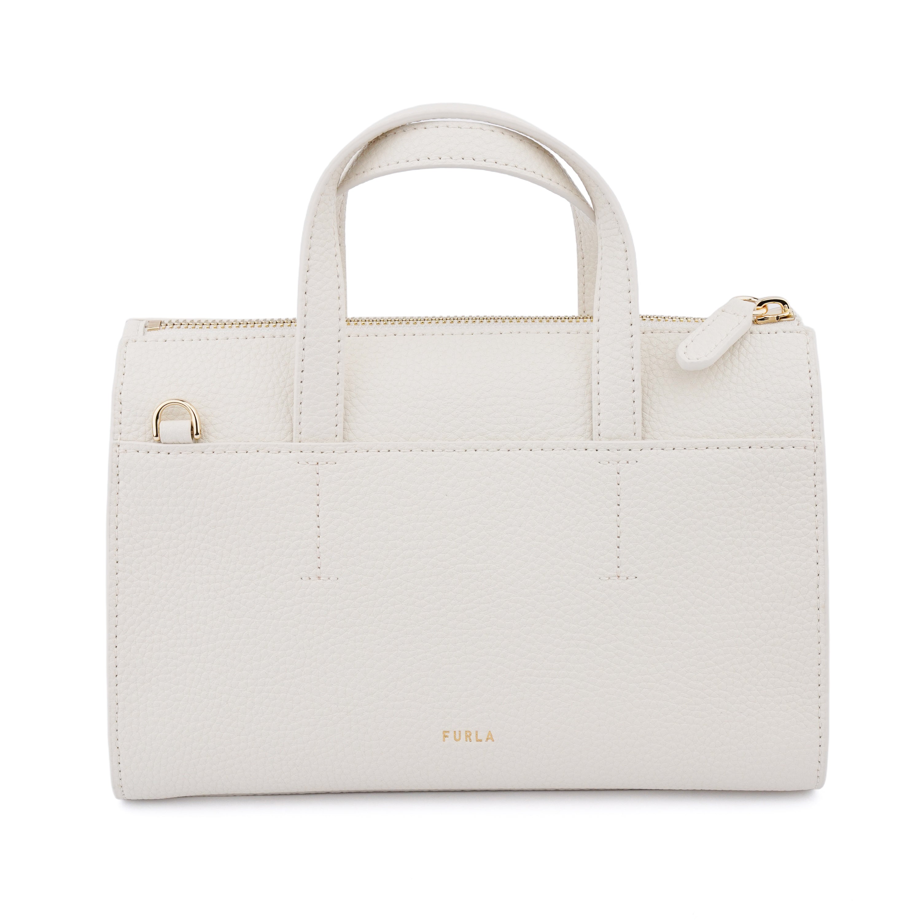Geanta Furla Miasofia Boston  small white