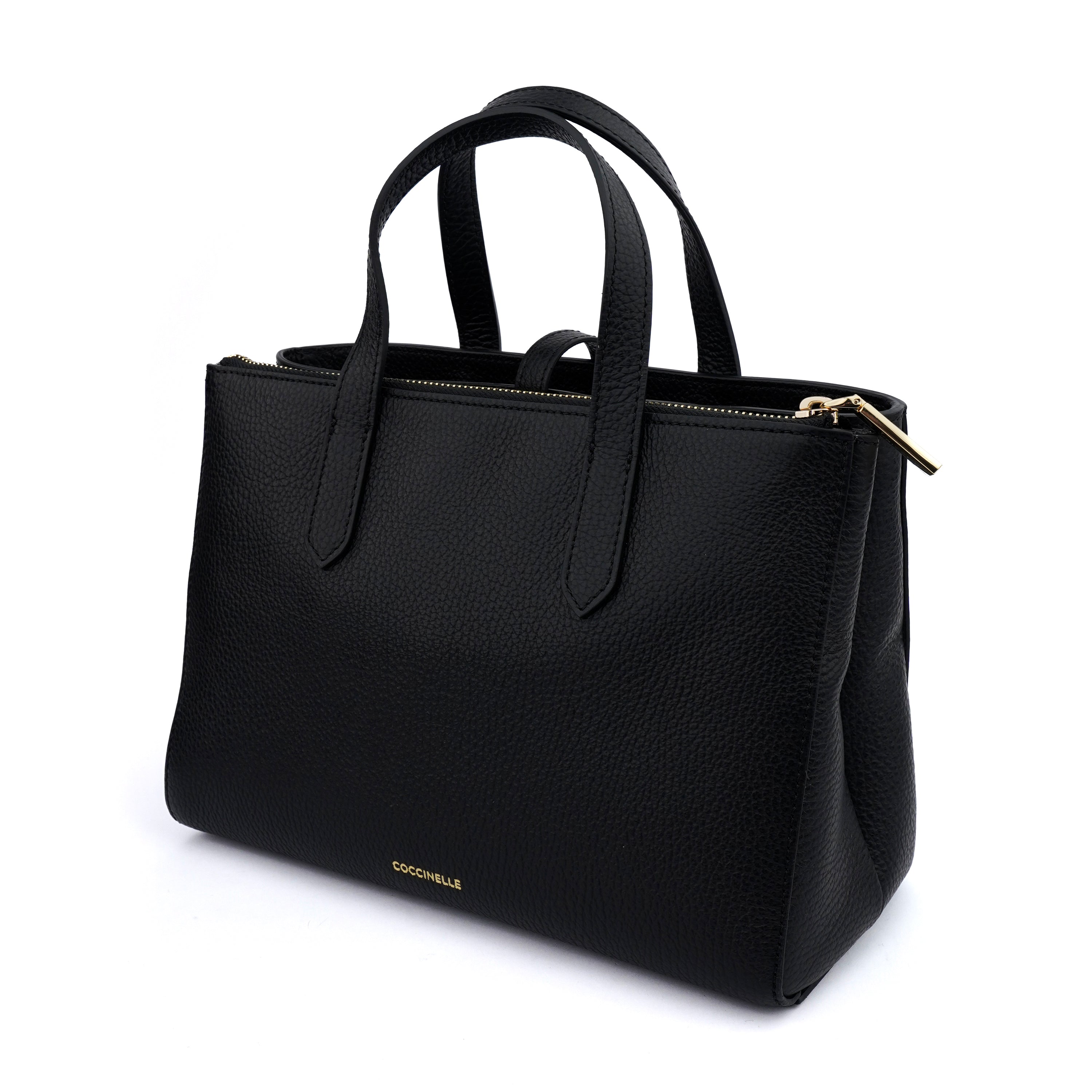Geantă tote small  Coccinelle Lea piele structurată