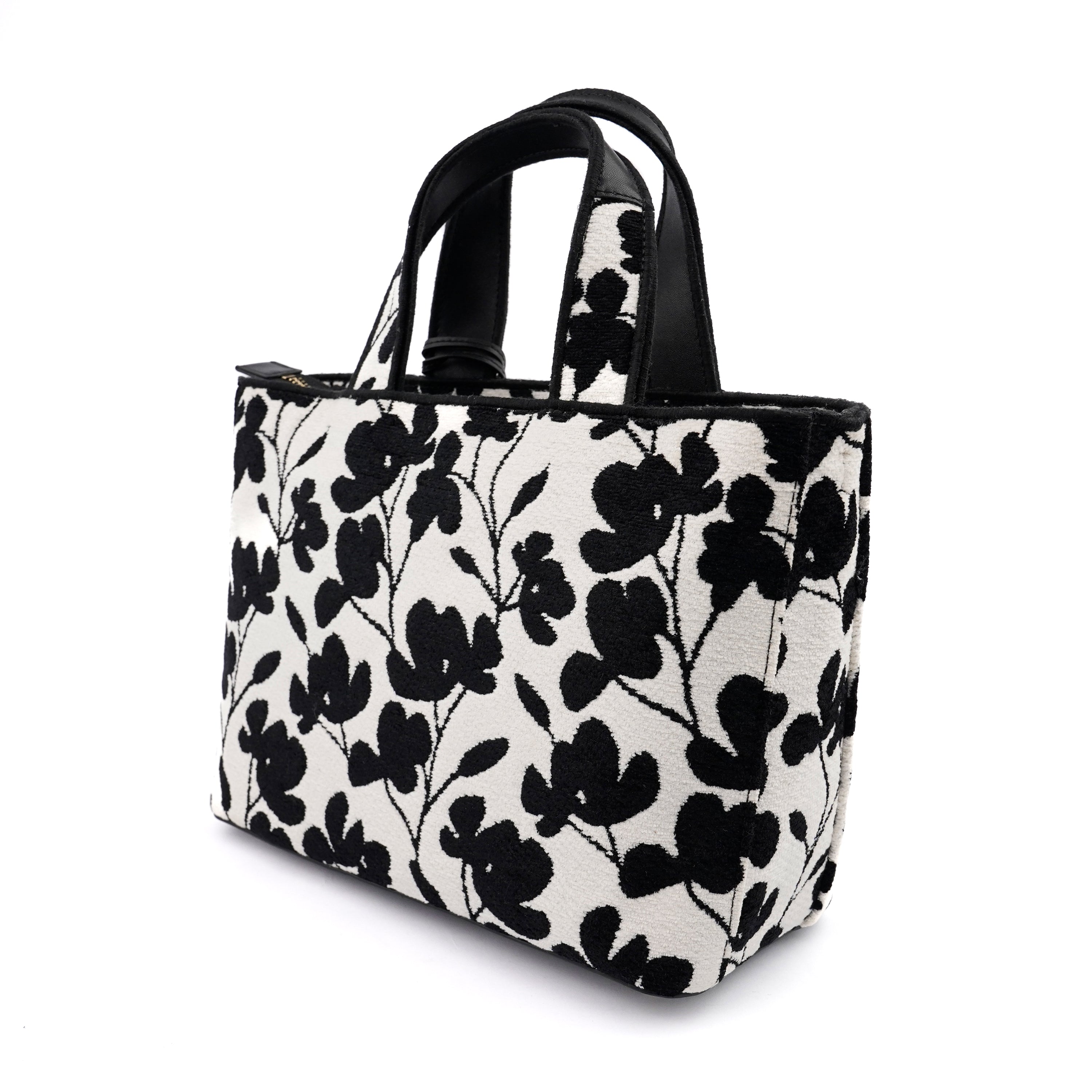Geantă Furla Alissia tote din jaquard, cu banduliera lată