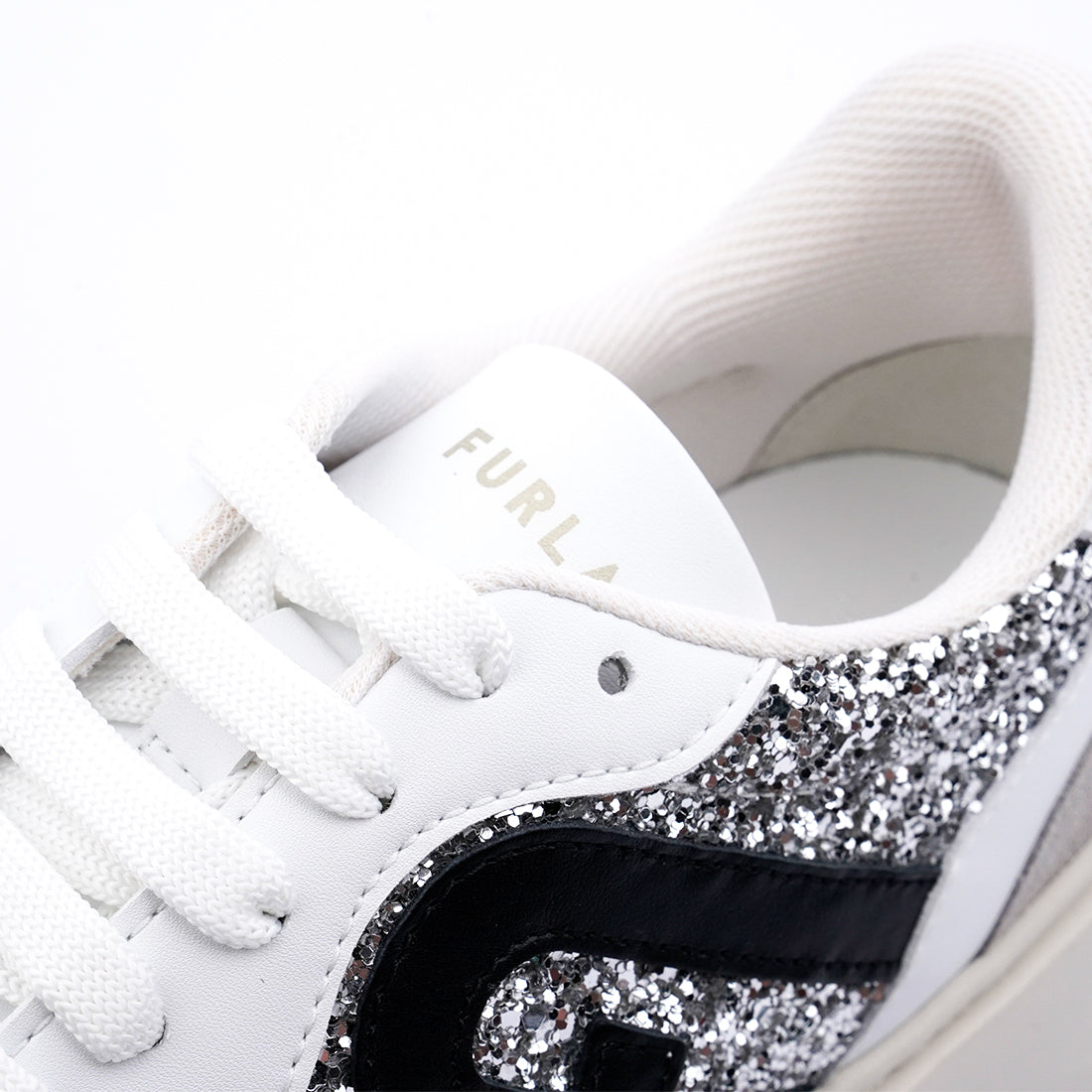 Furla Lace up Glitter Sneakers