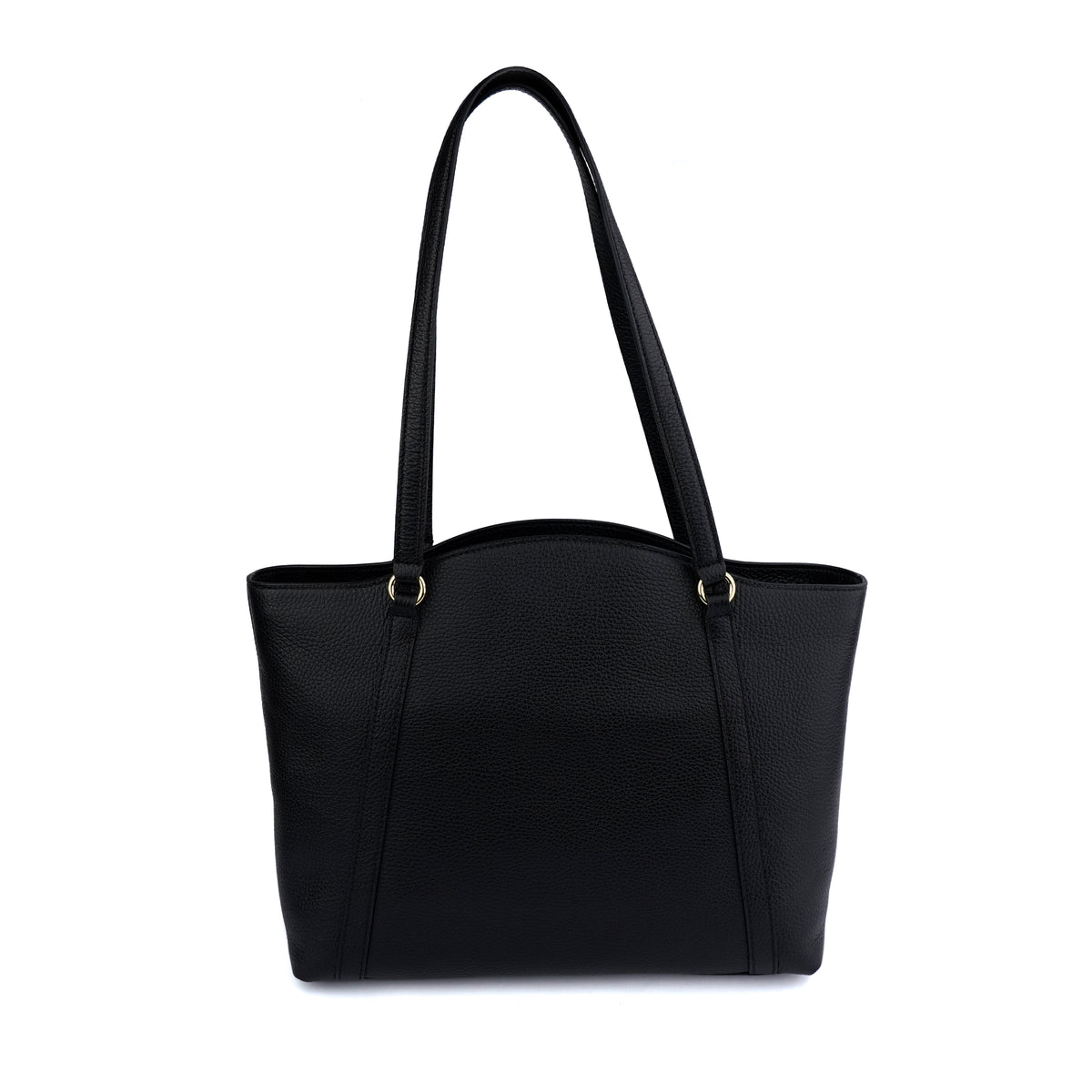 Geanta shopper din piele naturala Coccinelle Alexis- neagra