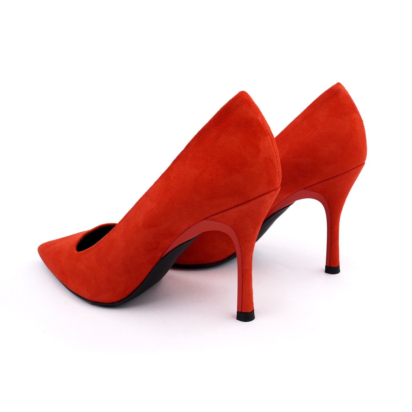 Pantofi cu toc  Furla Code Decollete din piele intoarsă