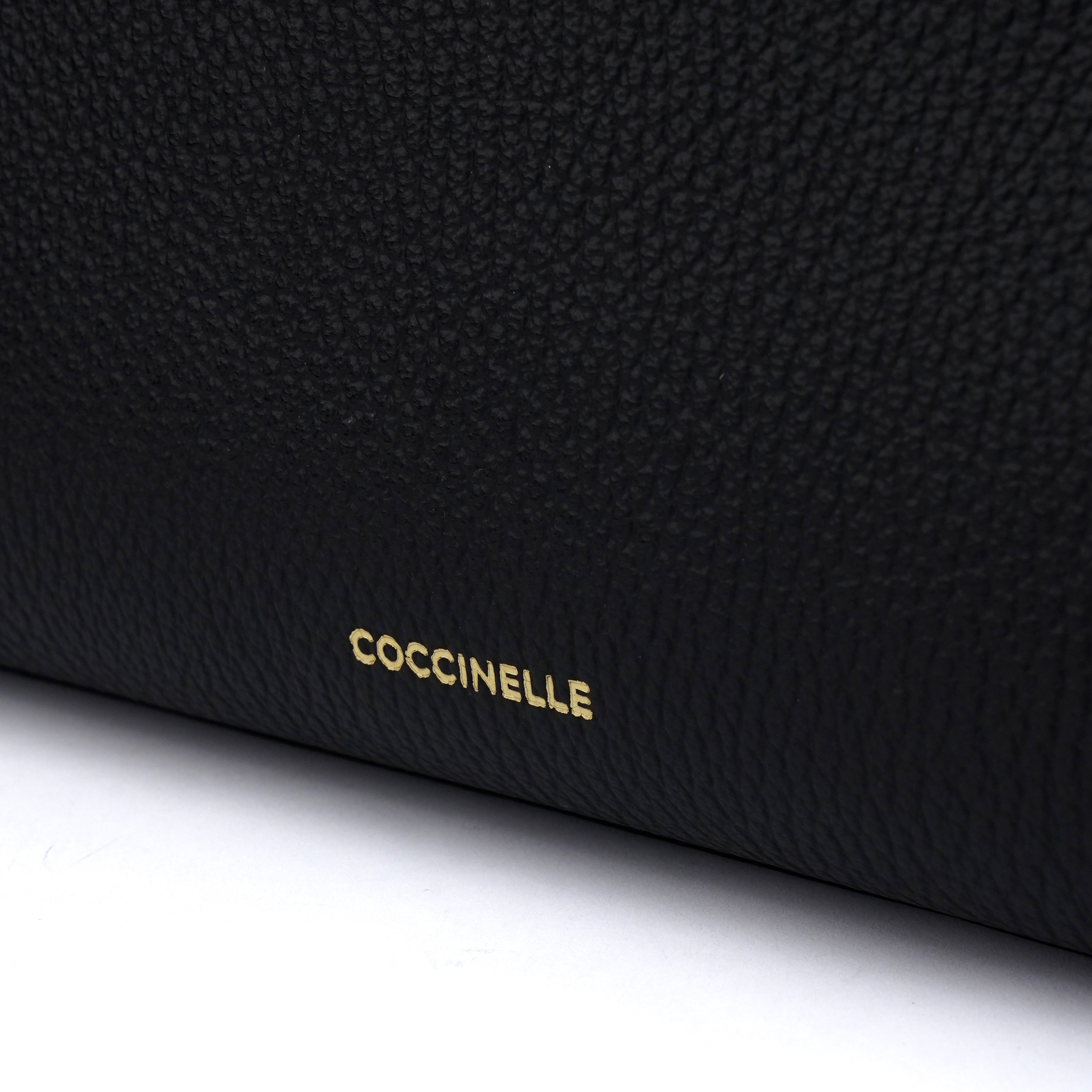 Geantă tote small  Coccinelle Lea piele structurată