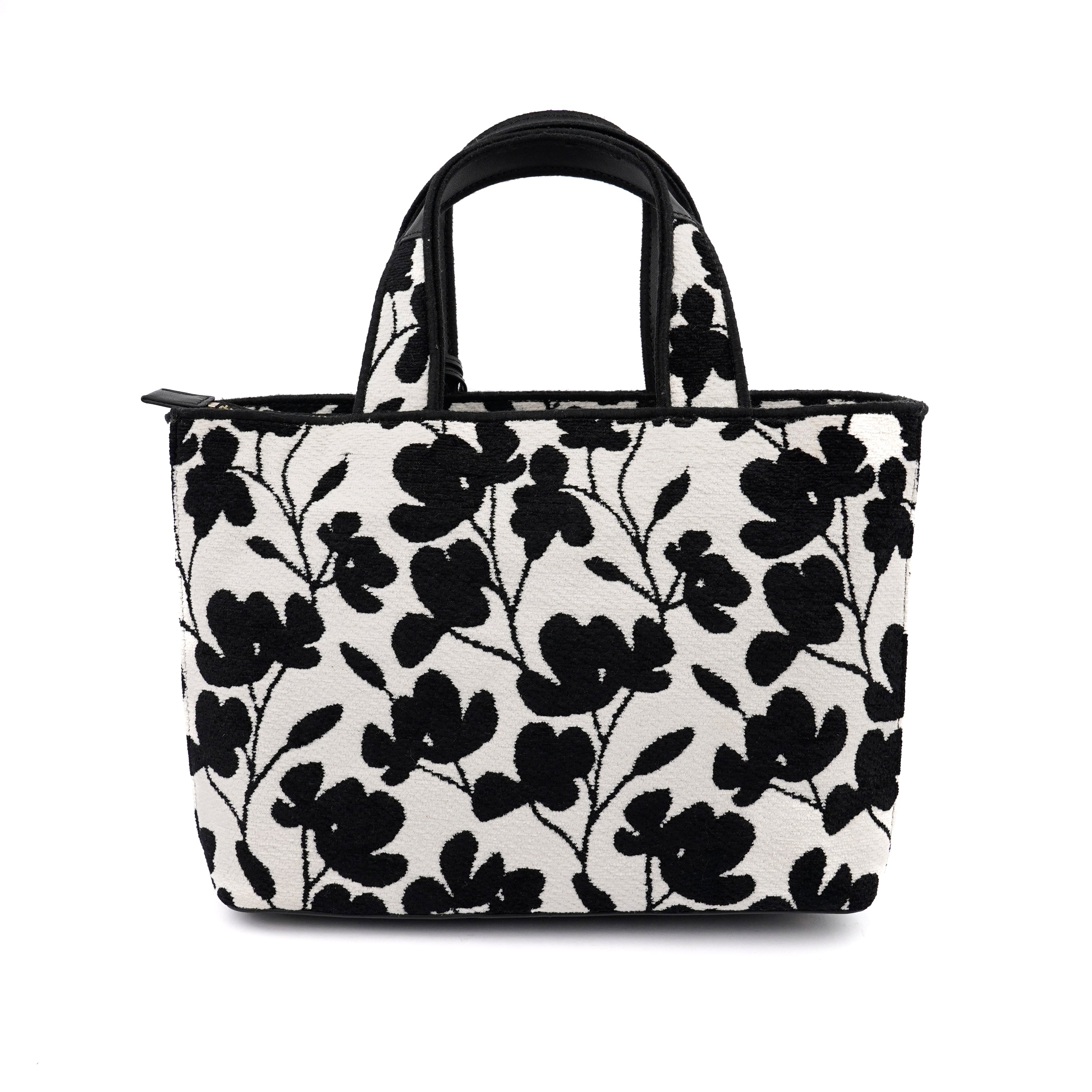 Geantă Furla Alissia tote din jaquard, cu banduliera lată