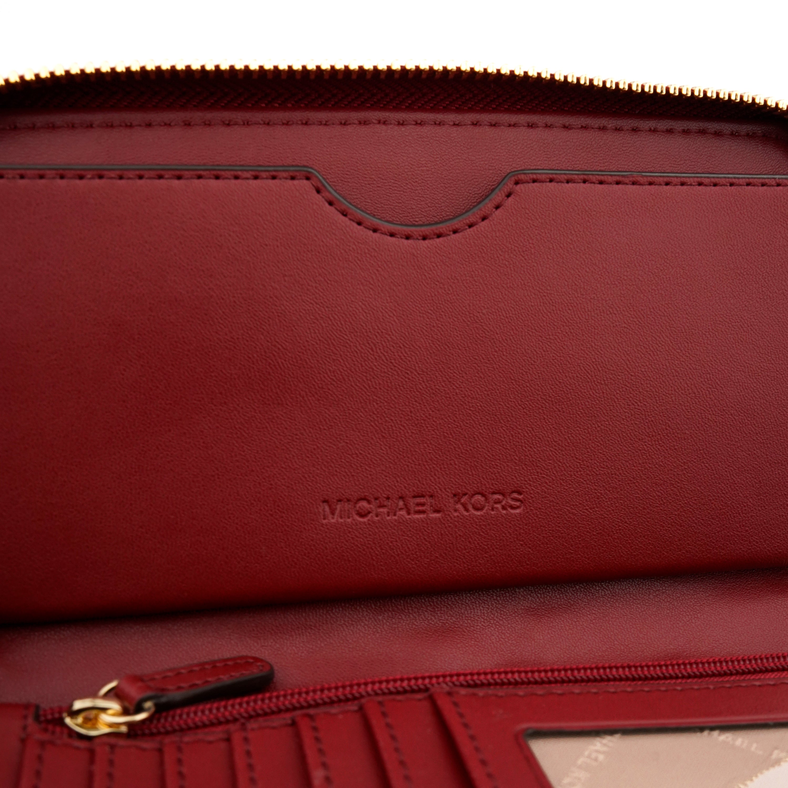 Portofel Michael Kors Jet Set Travel cherry L