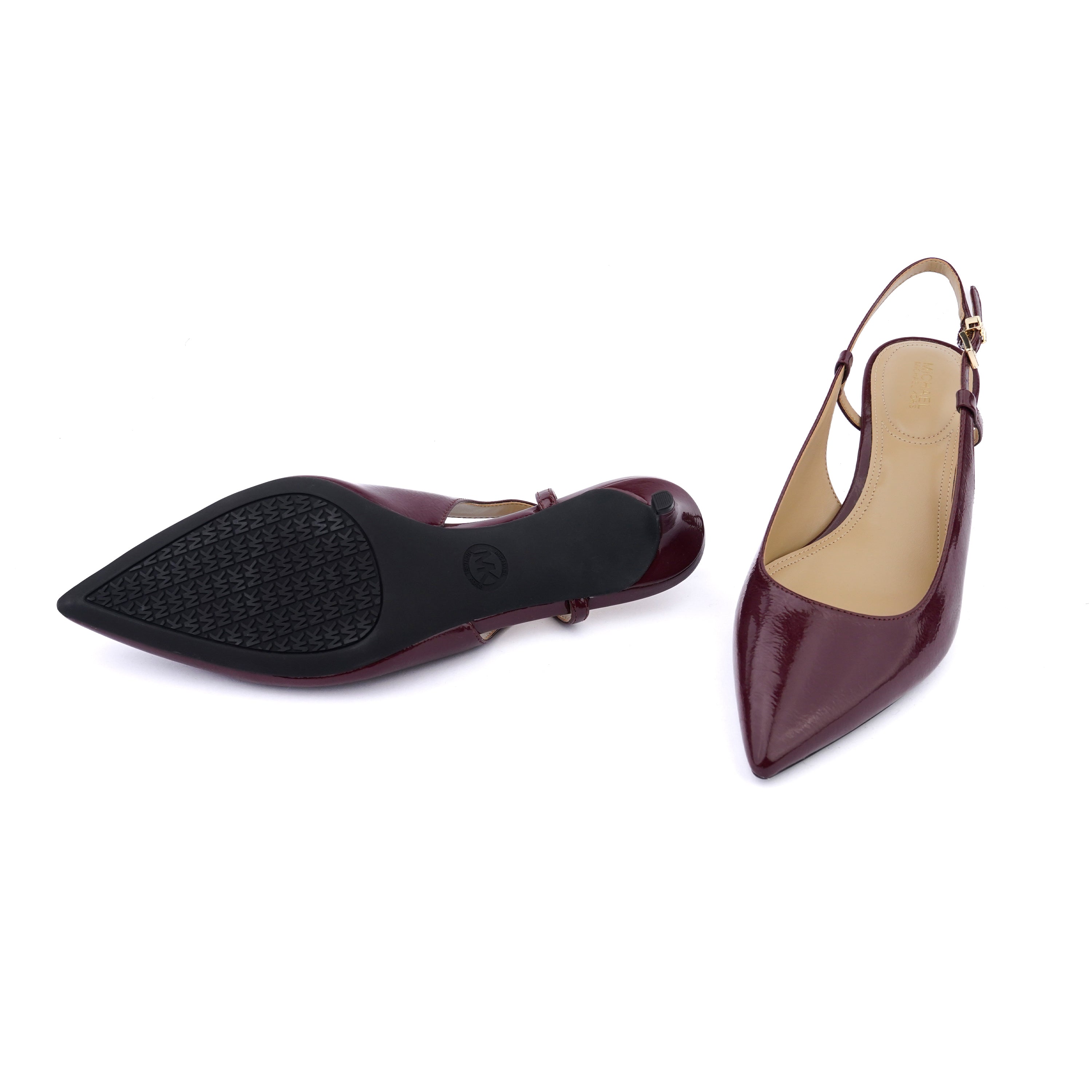 Pantofi kitten Michael Kors Doreen oxblood