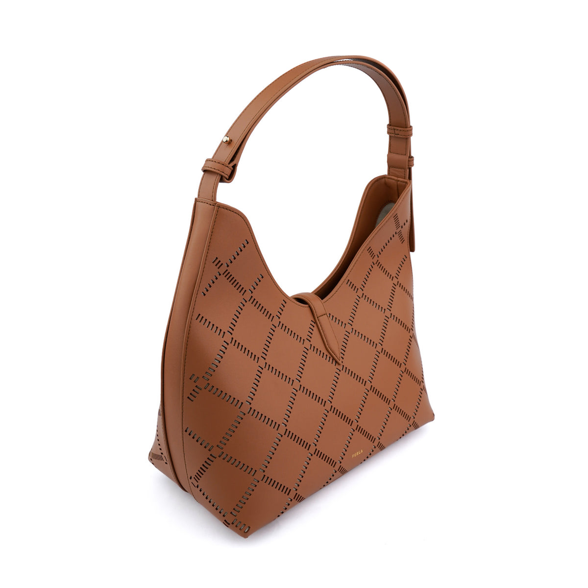 Geanta Furla Goccia Medium Hobo – Cognac