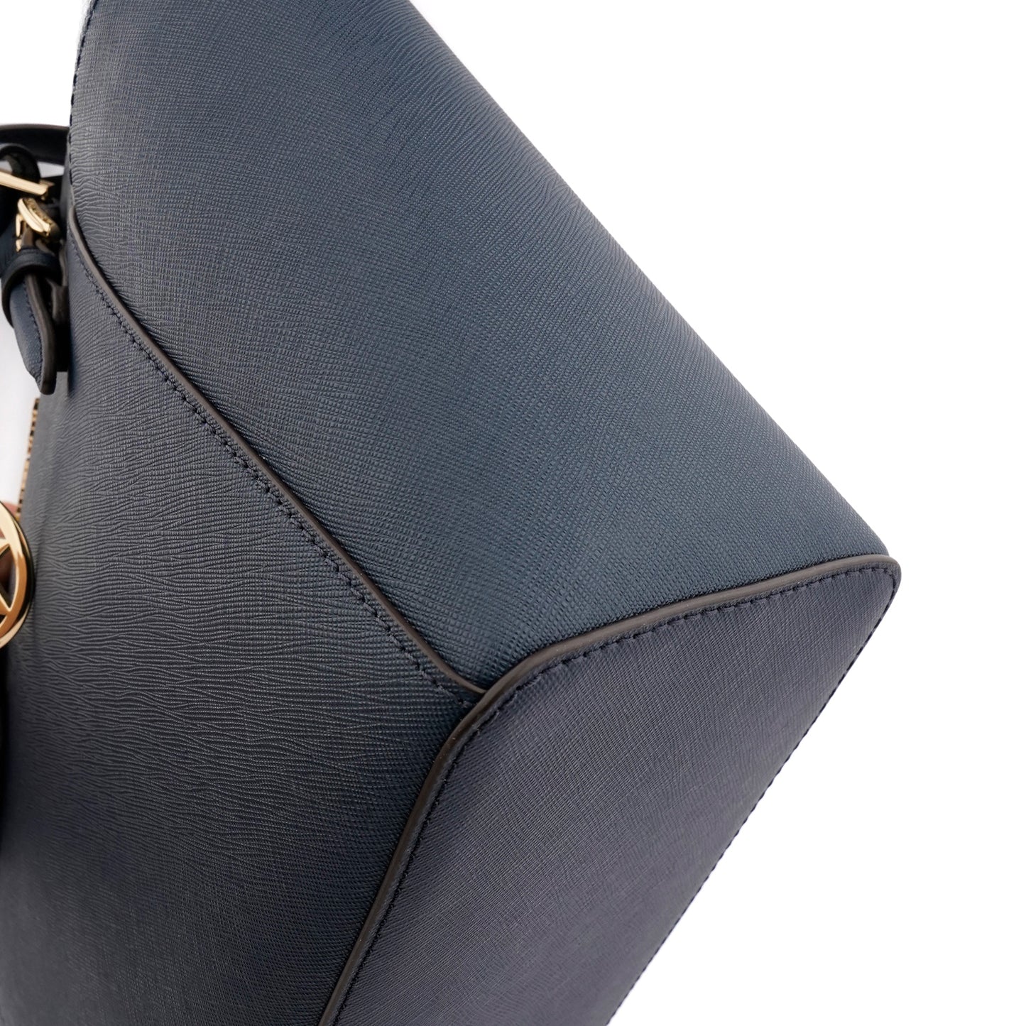 Geanta shopper Michael Kors Charlotte blue navy