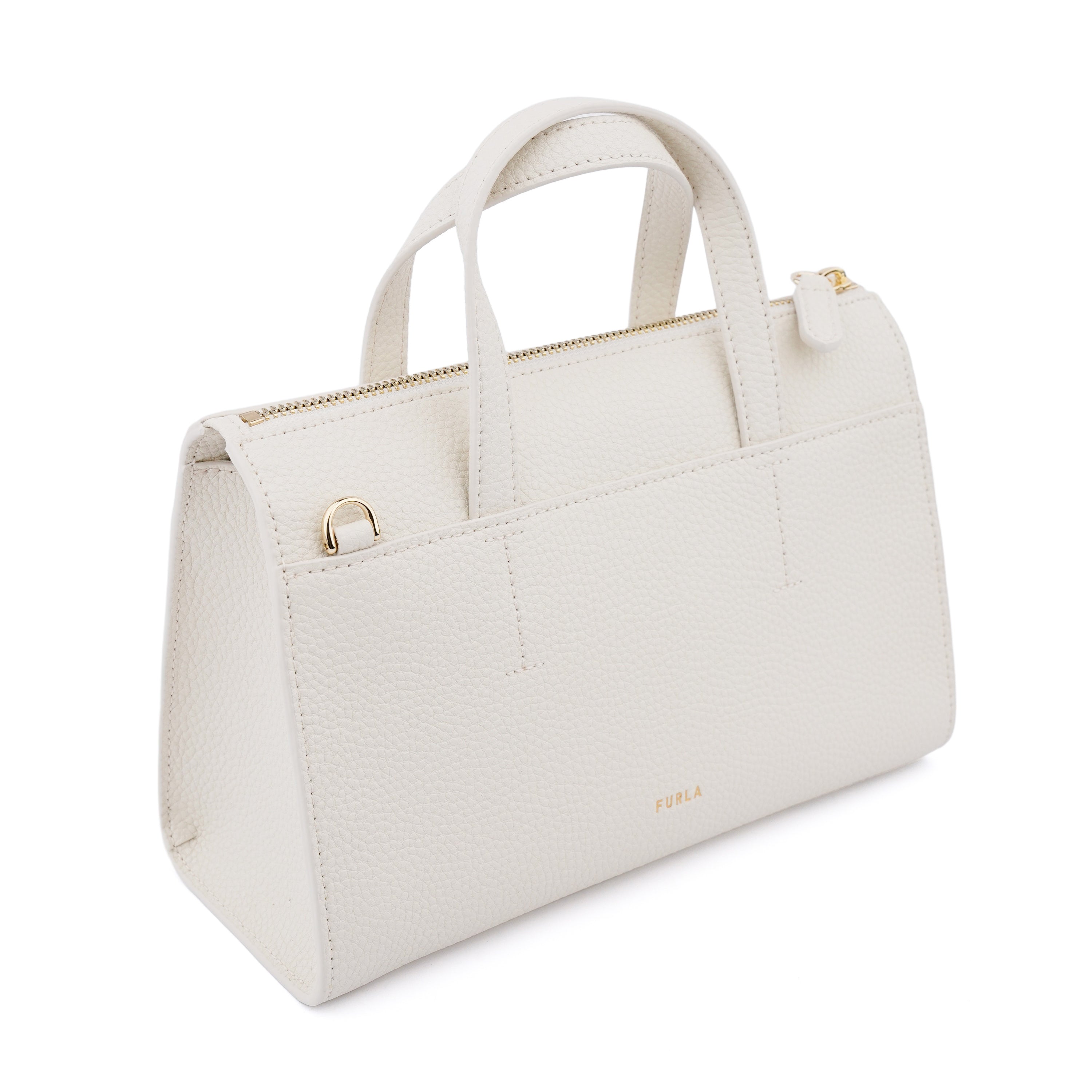 Geanta Furla Miasofia Boston  small white