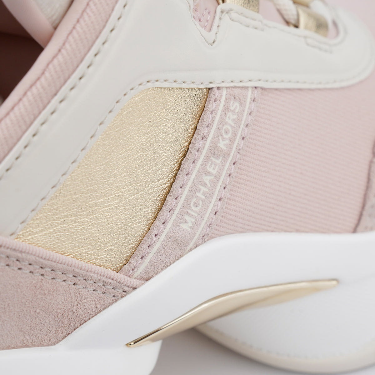Pantofi sport Michael Kors Olympia cu platformă – Roz pudră