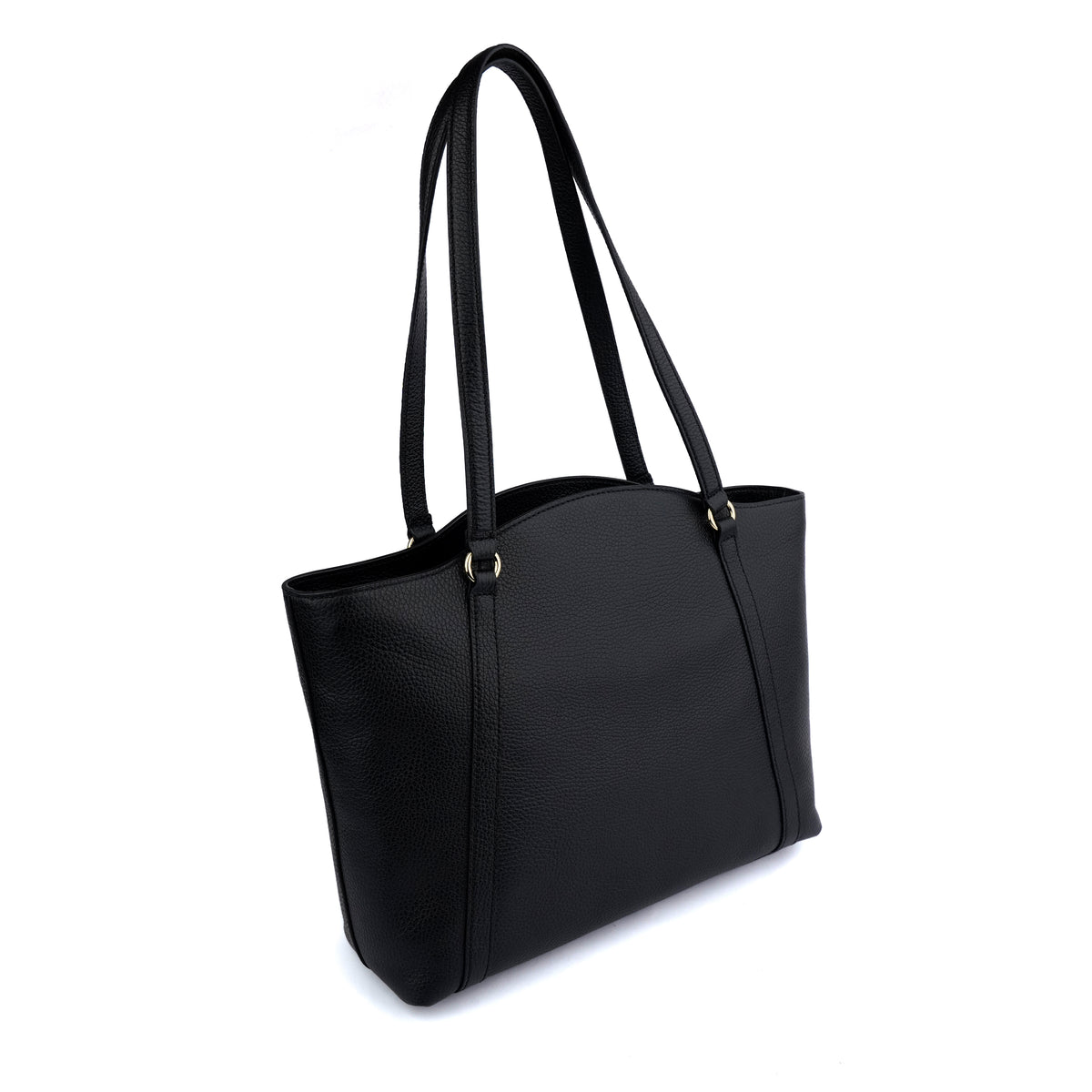 Geanta shopper din piele naturala Coccinelle Alexis- neagra