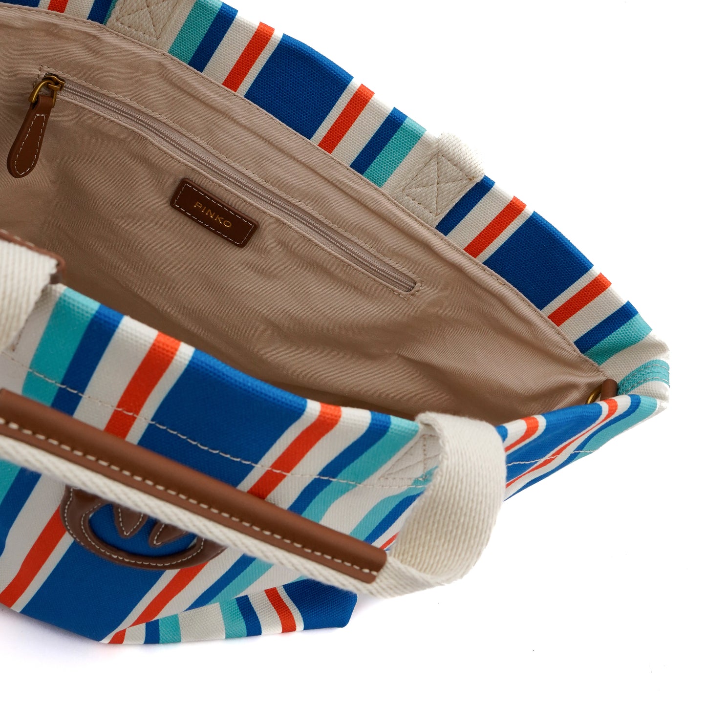 Geantă  shopping bag Pinko medium textil