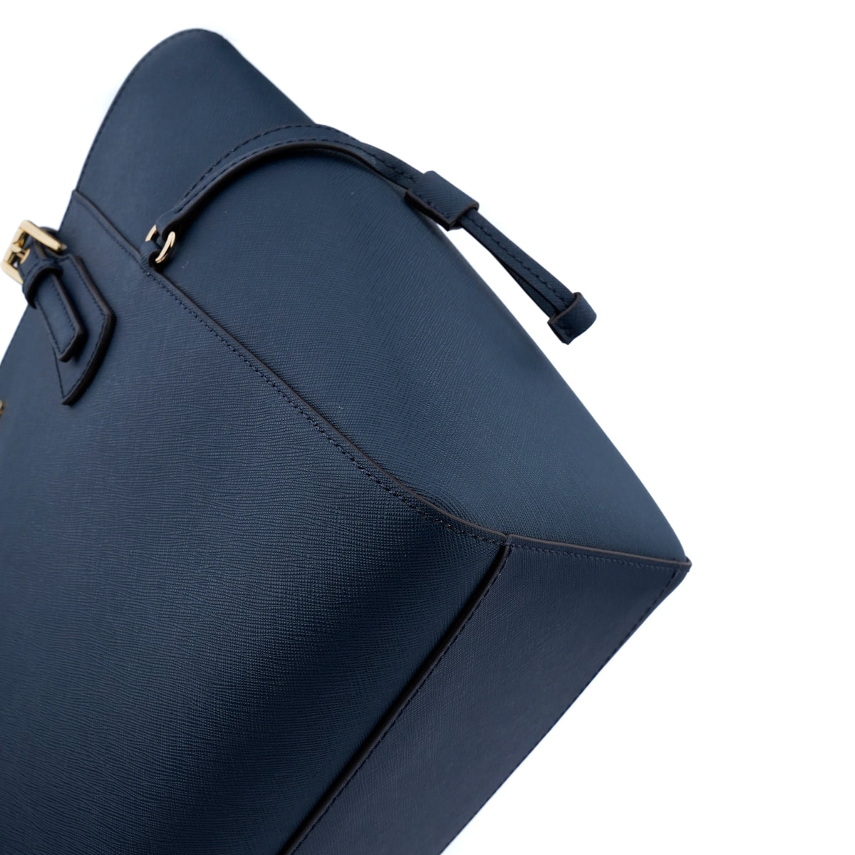 Geantă tote Michael Kors Voyager din piele naturală – Blue Navy