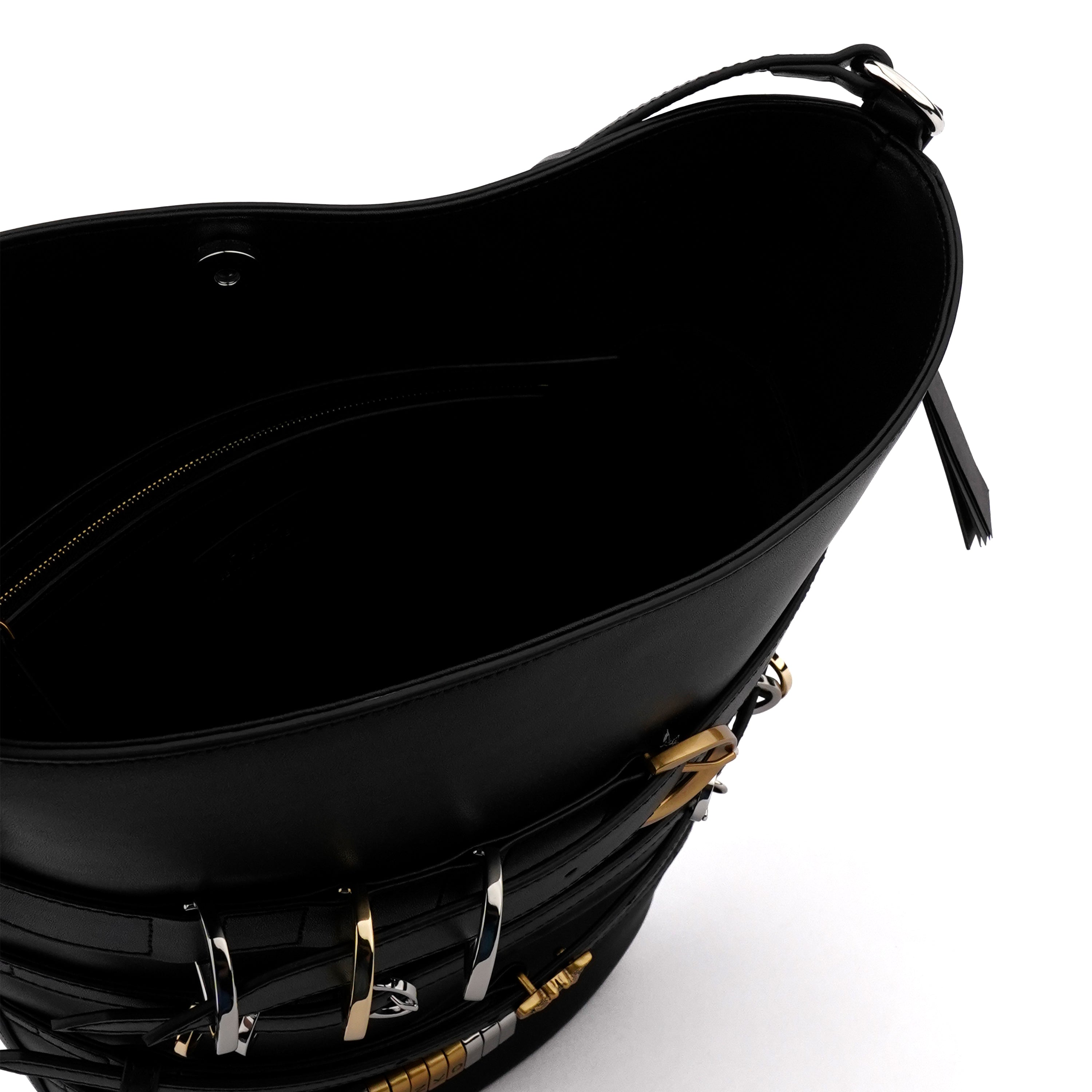 Geantă  Pinko Belts large strapped bucket