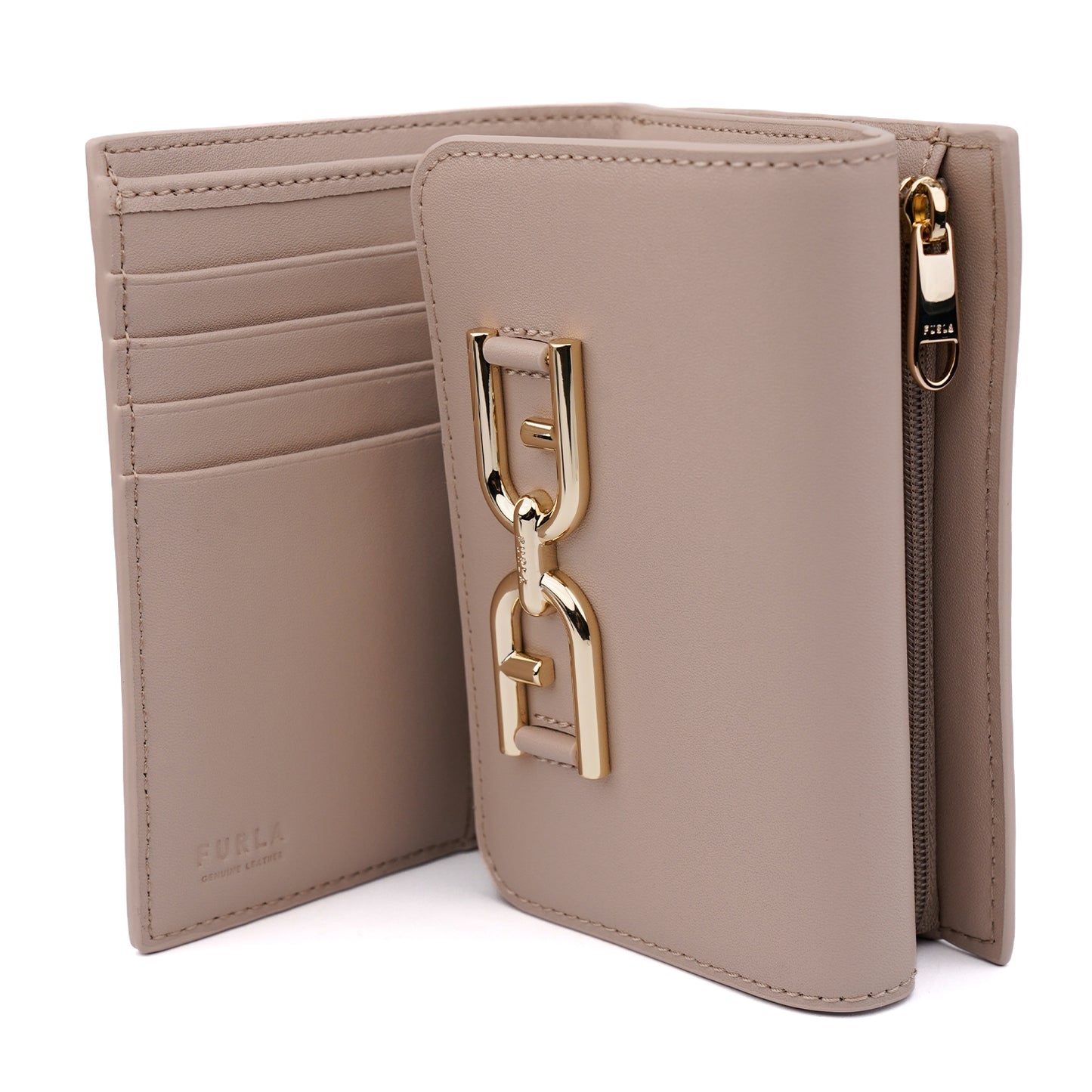 Portofel tri-fold Furla Meti mediu