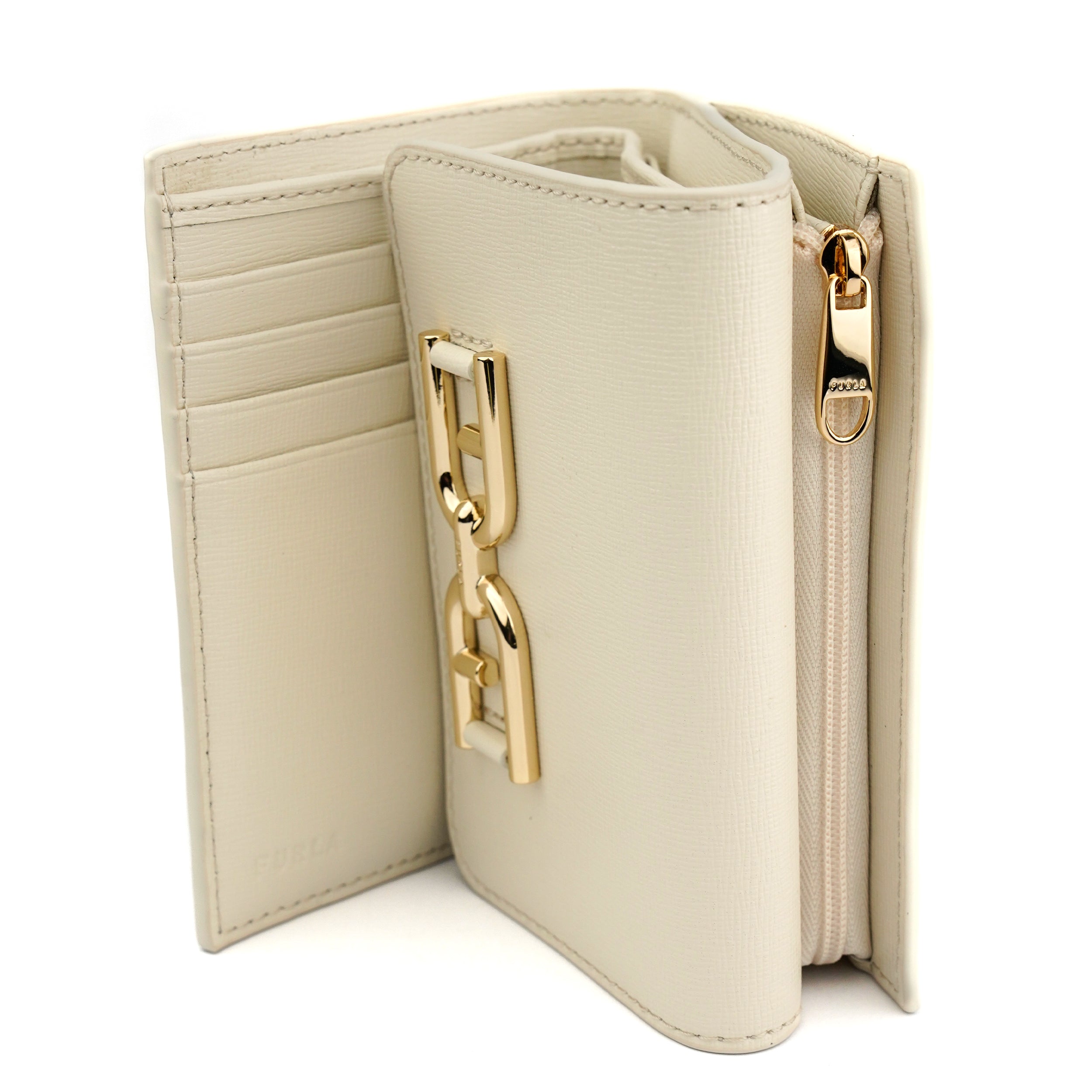Portofel tri-fold Furla Meti mediu