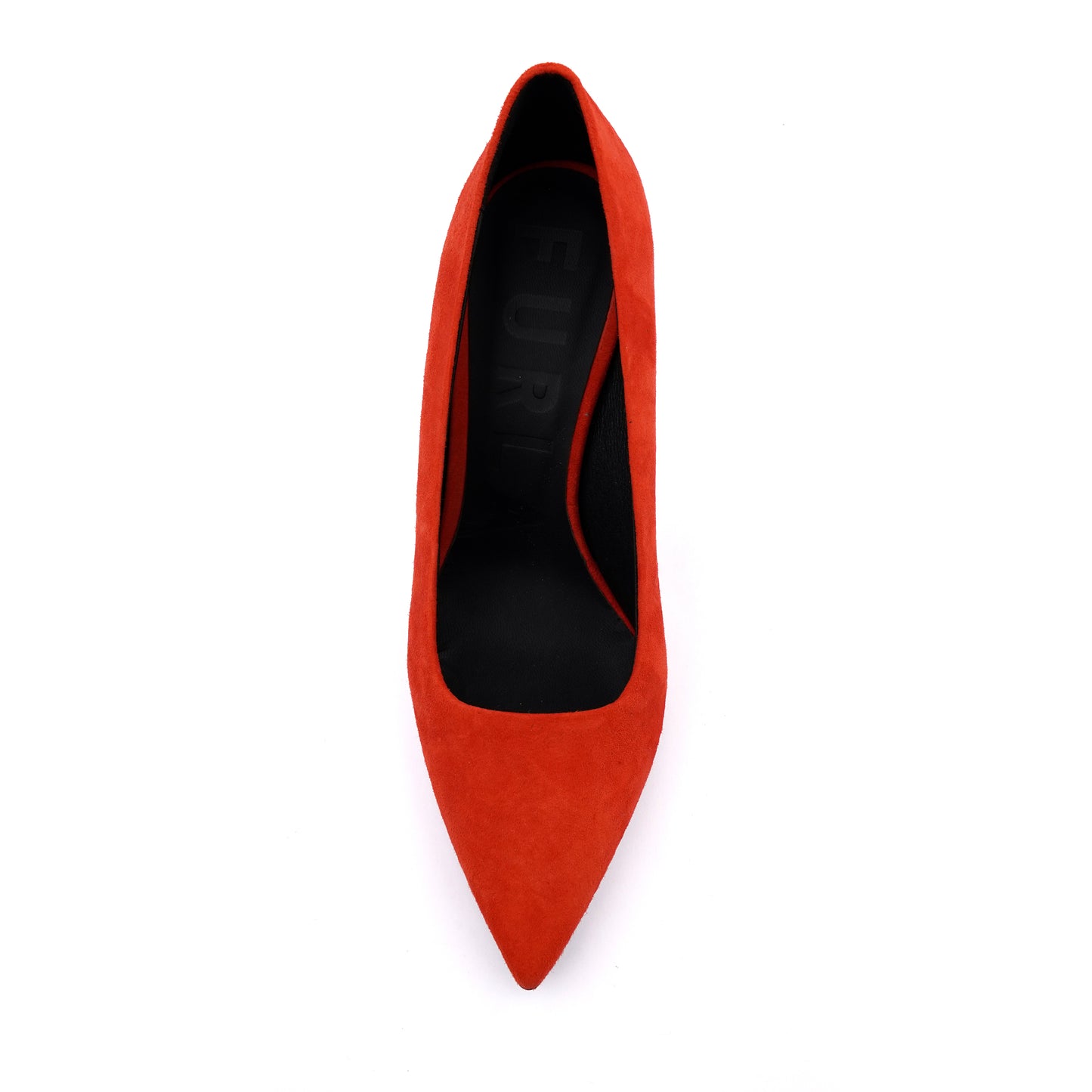 Pantofi cu toc  Furla Code Decollete din piele intoarsă