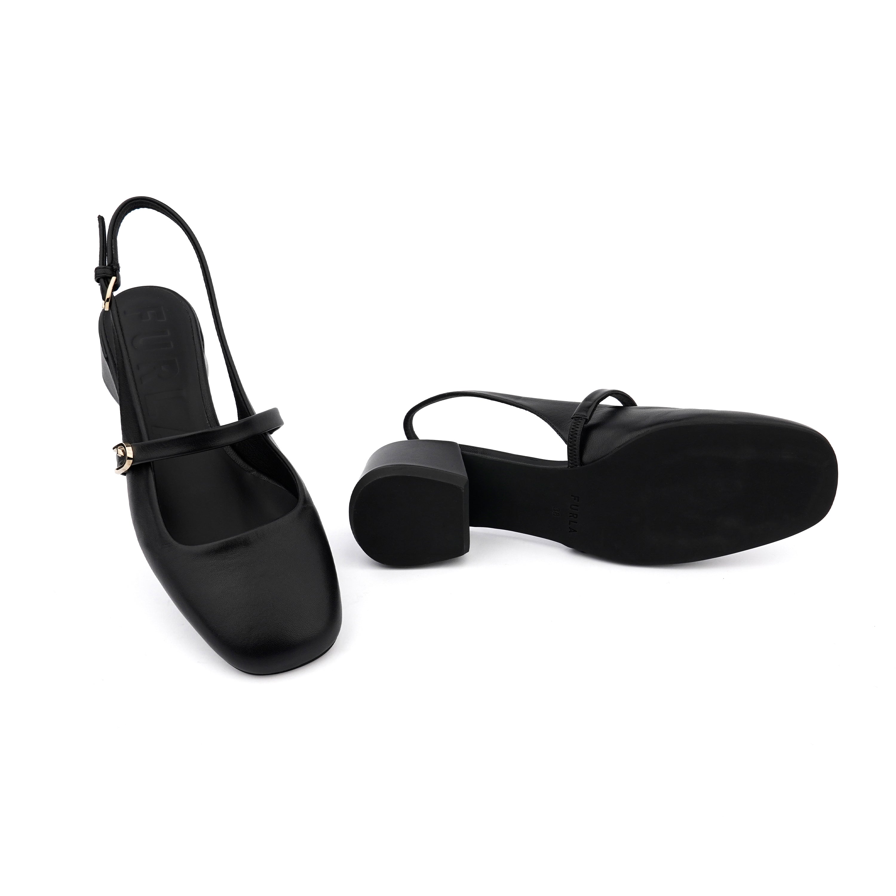 Pantofi Furla Mary Jane slip-on pump