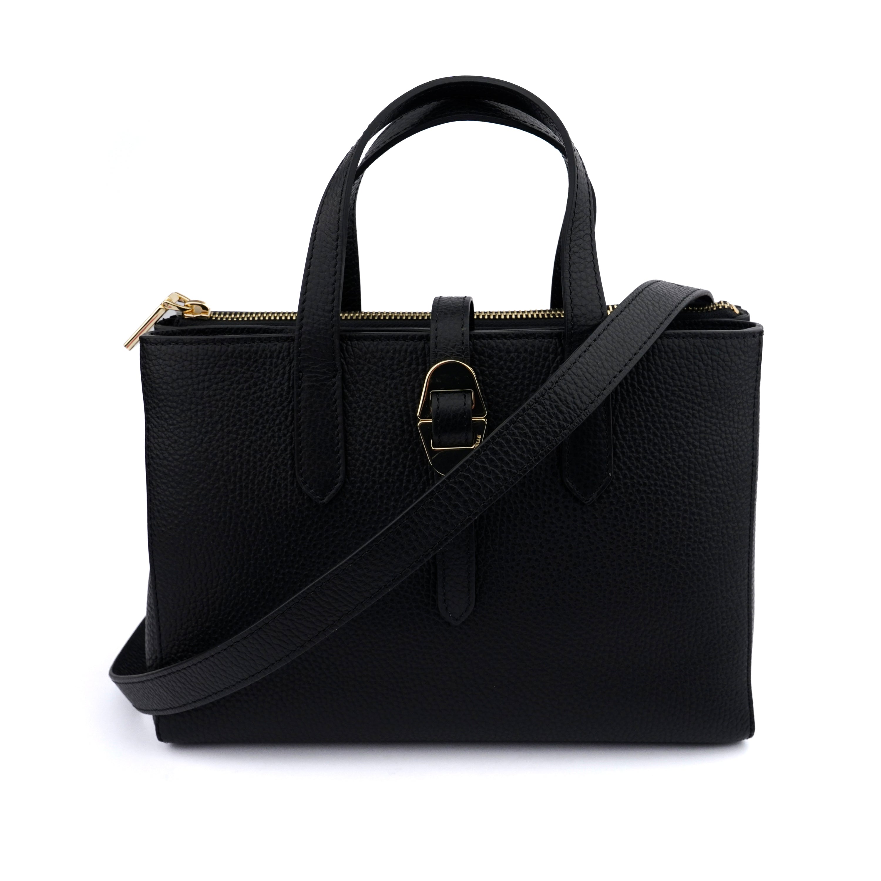 Geantă tote small  Coccinelle Lea piele structurată