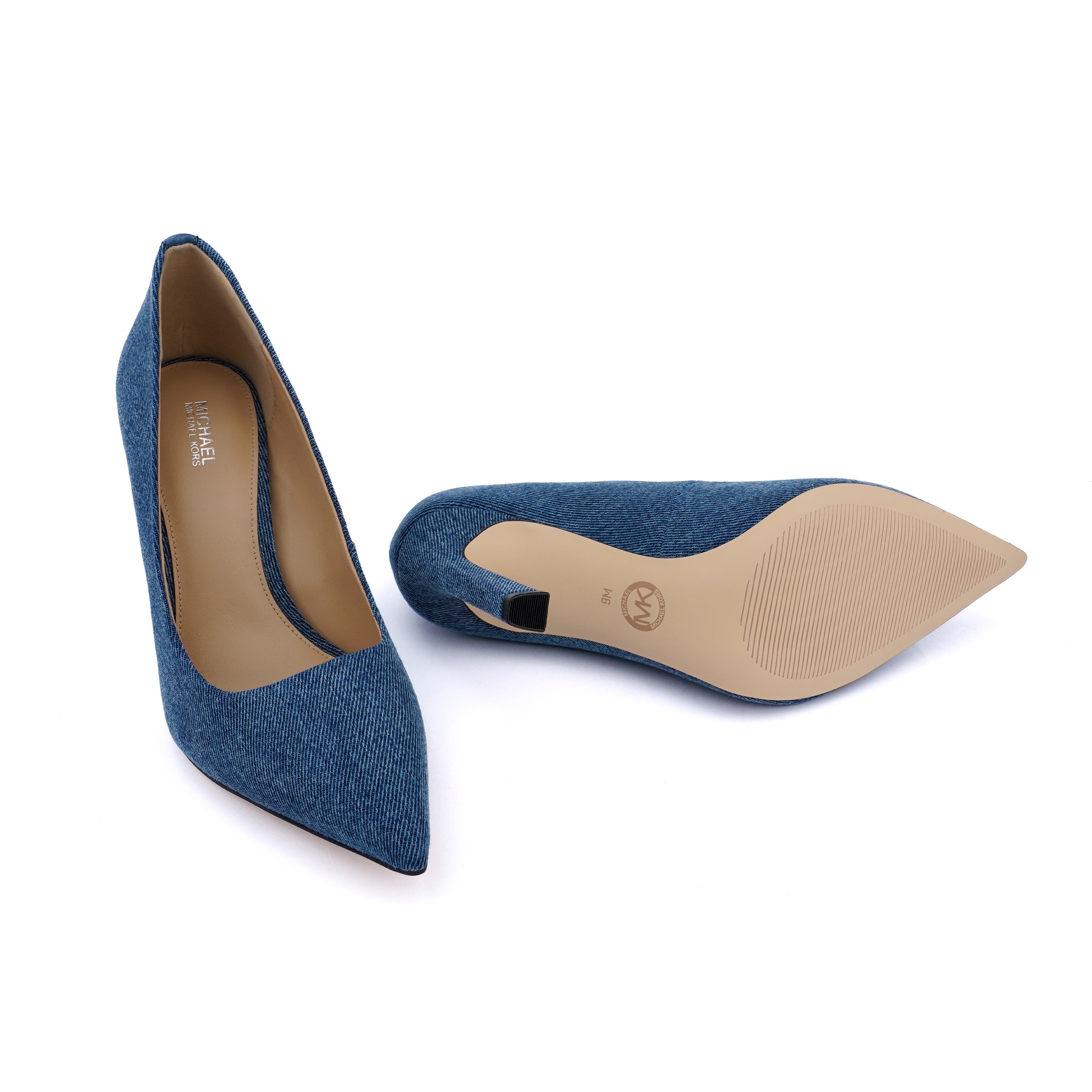 Pantofi pumps Michael Kors Amara denim