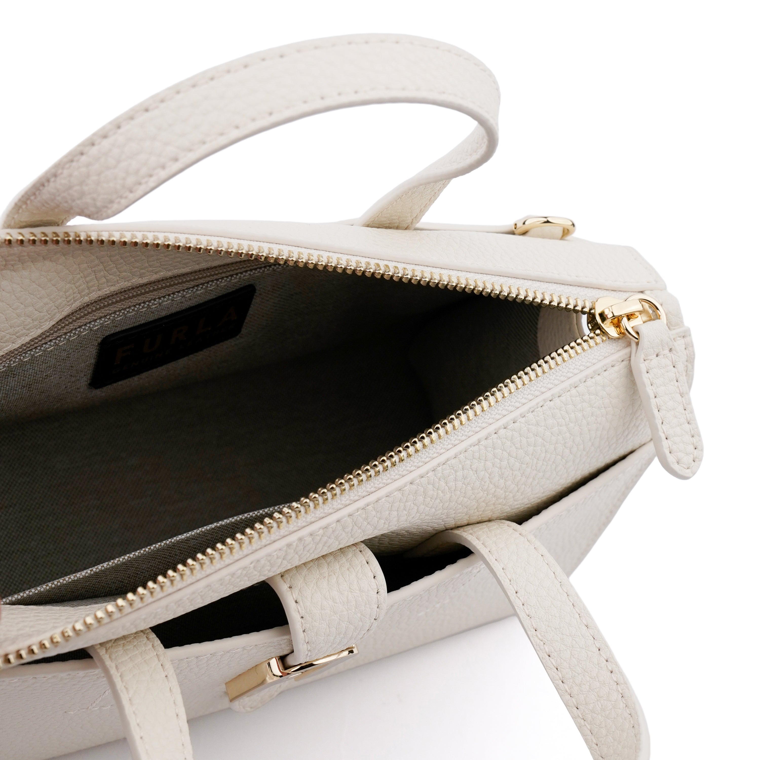 Geanta Furla Miasofia Boston  small white