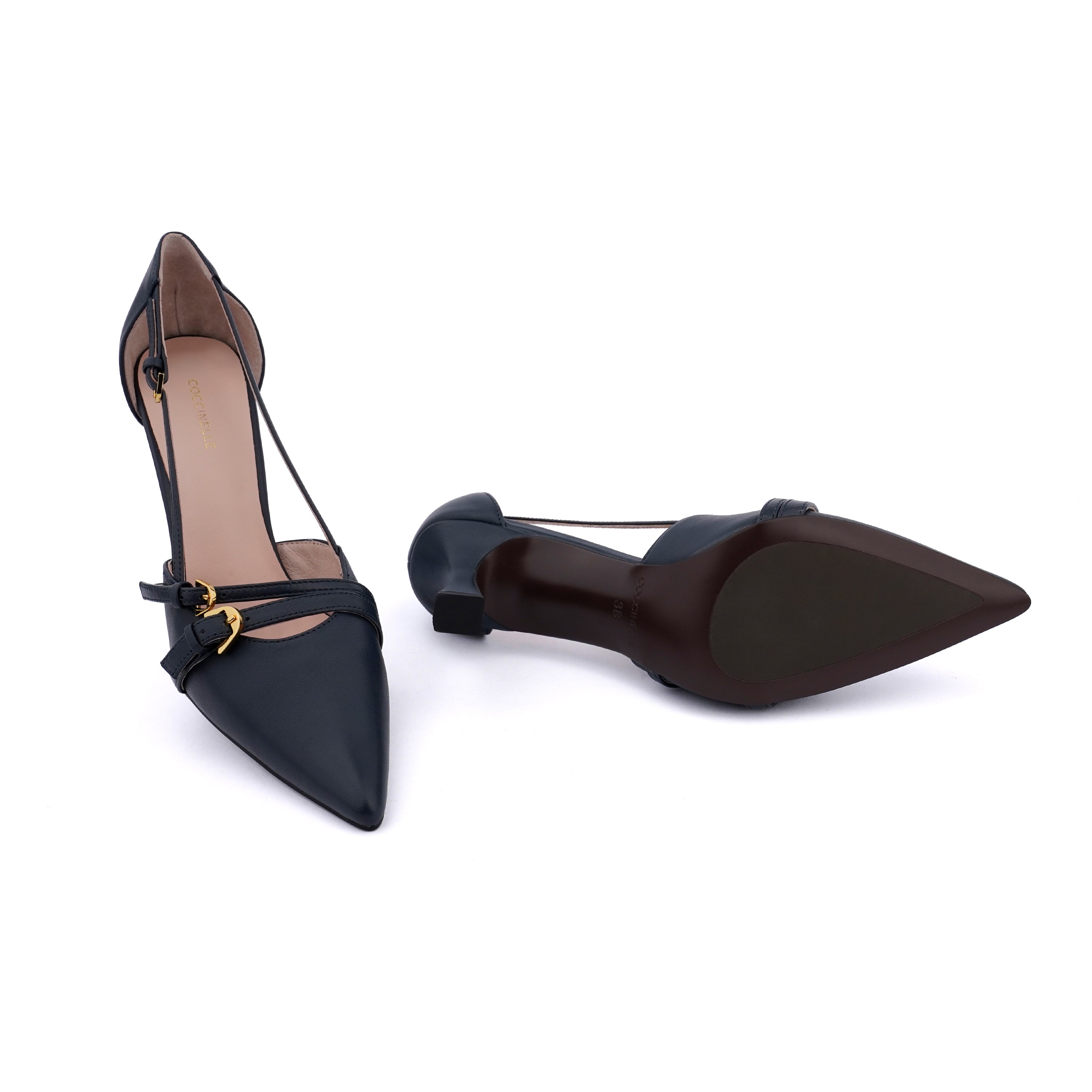 Pantofi Coccinelle Slingback Pumps midnight blue
