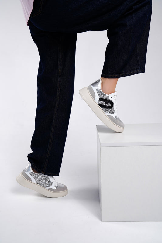Sneakers Furla Lace up Glitter Sneakers