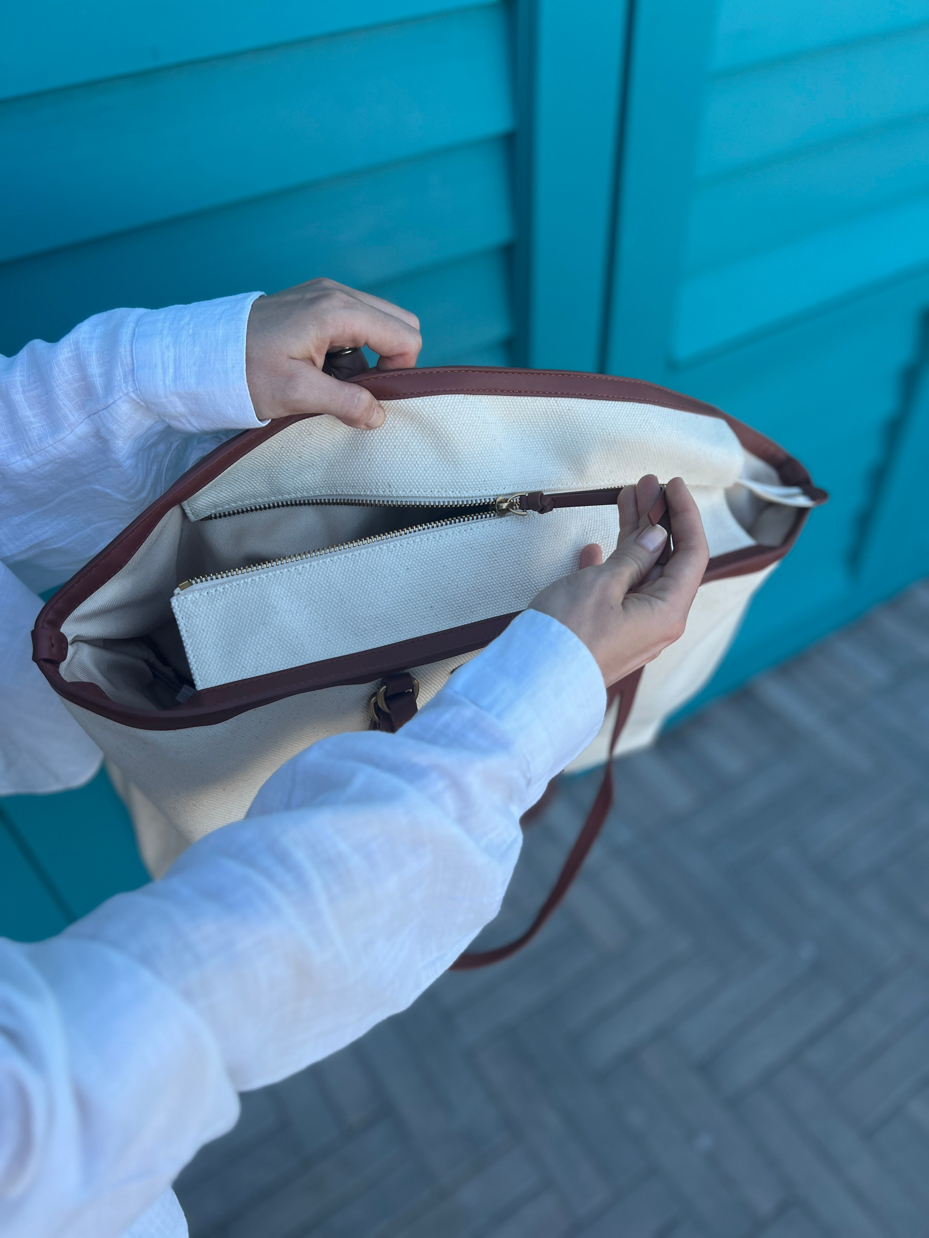 Pinko Miranda shopper Extra material brown