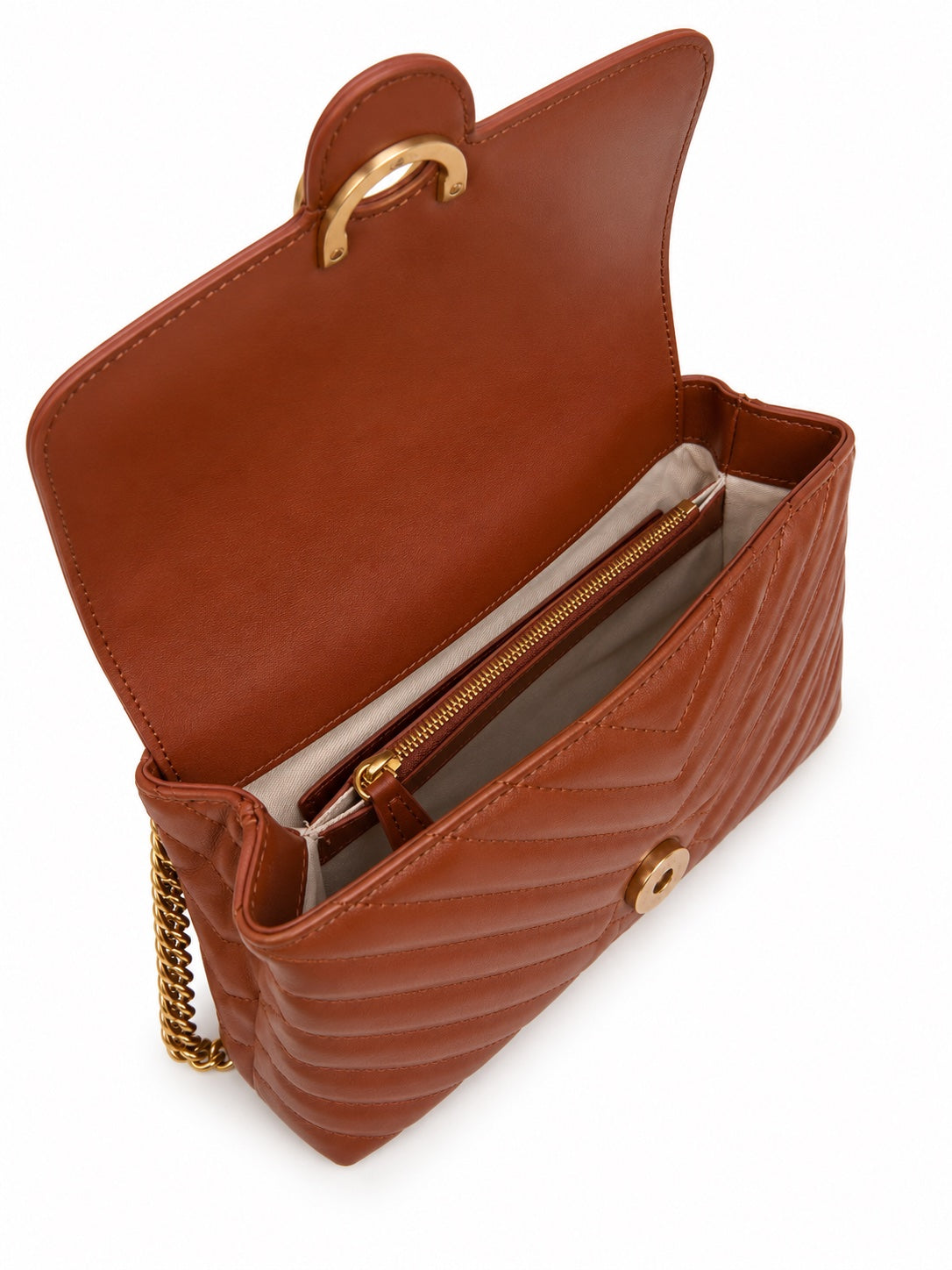 Geanta Pinko Lady Puff mini chevron