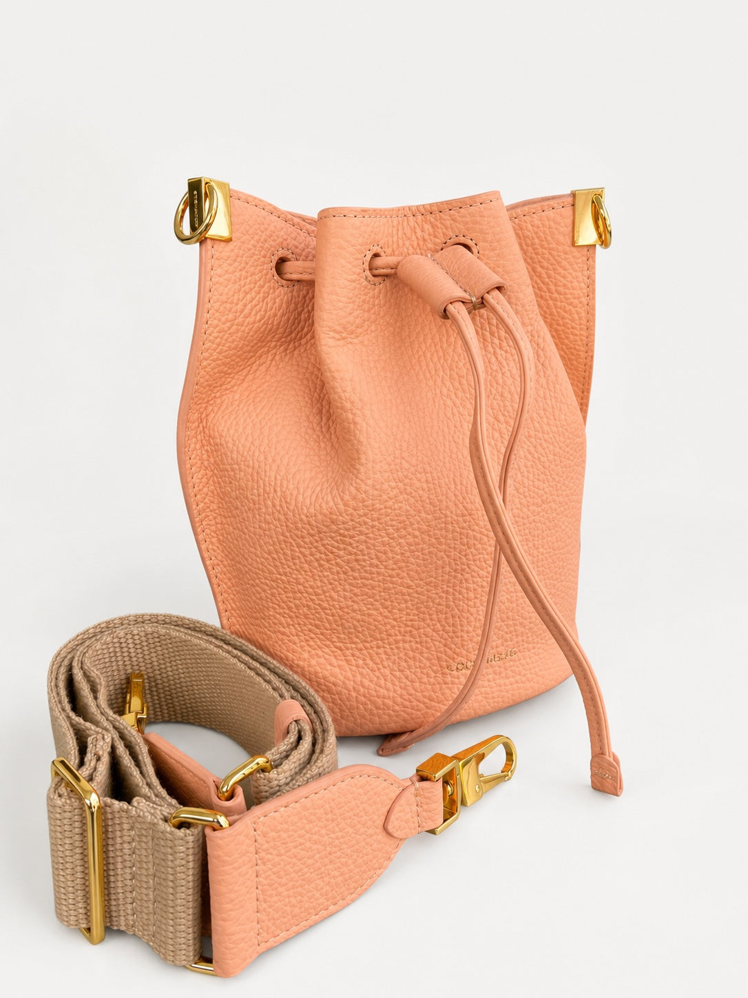Geanta, stil bucket Coccinelle, Hyle sunrise peach