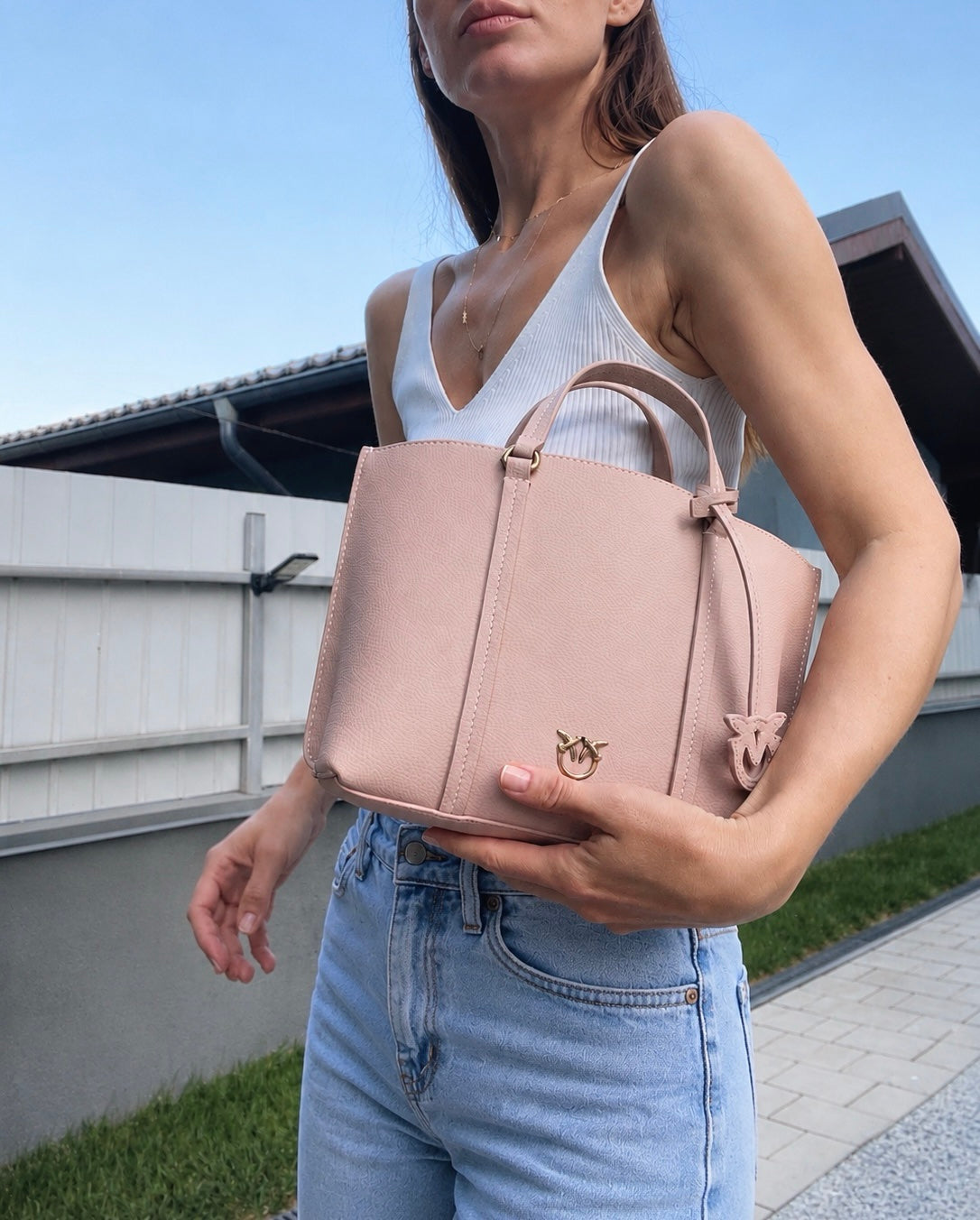 Geanta, Pinko Carrie Tote , dimensiune small
