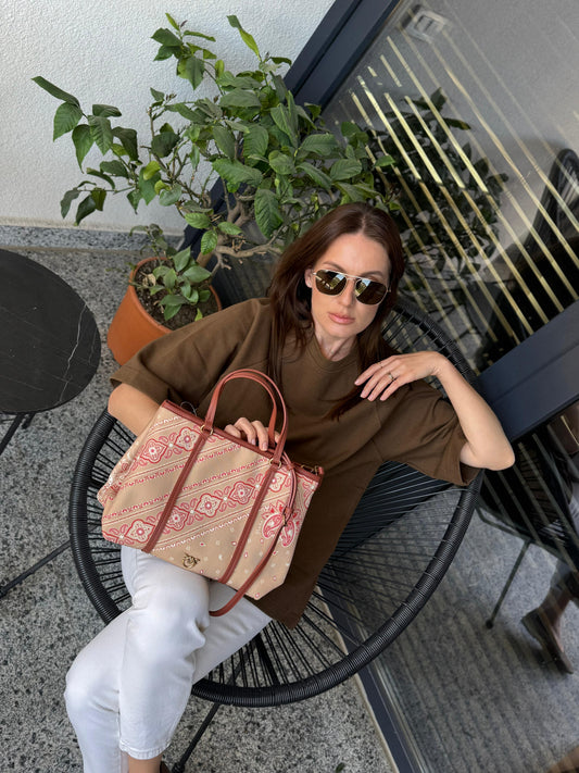 Geantă  Pinko Bandana small shopper