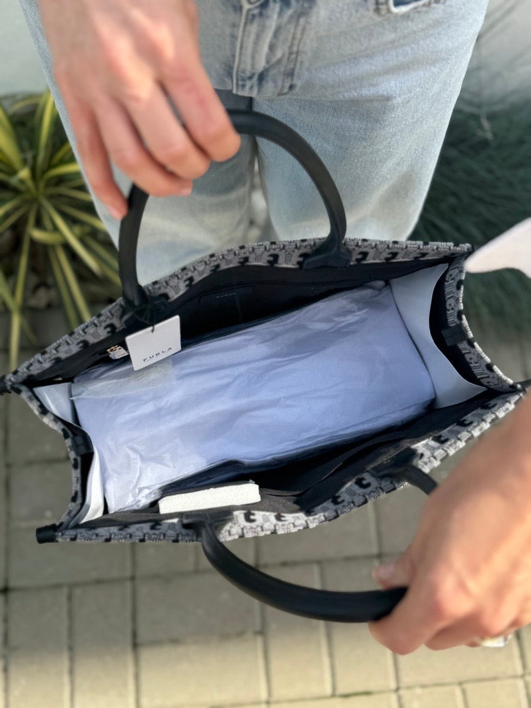 Furla Opportunity Large Jacquard | Geantă Tote Elegantă Damă