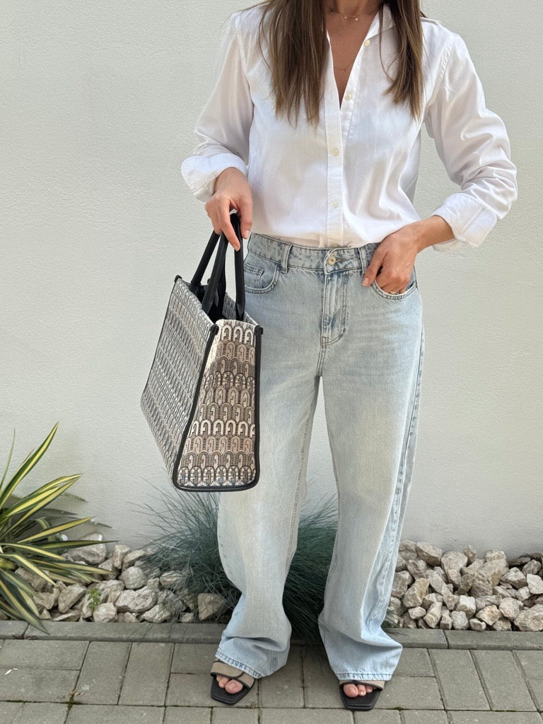 Furla Opportunity Large Jacquard | Geantă Tote Elegantă Damă
