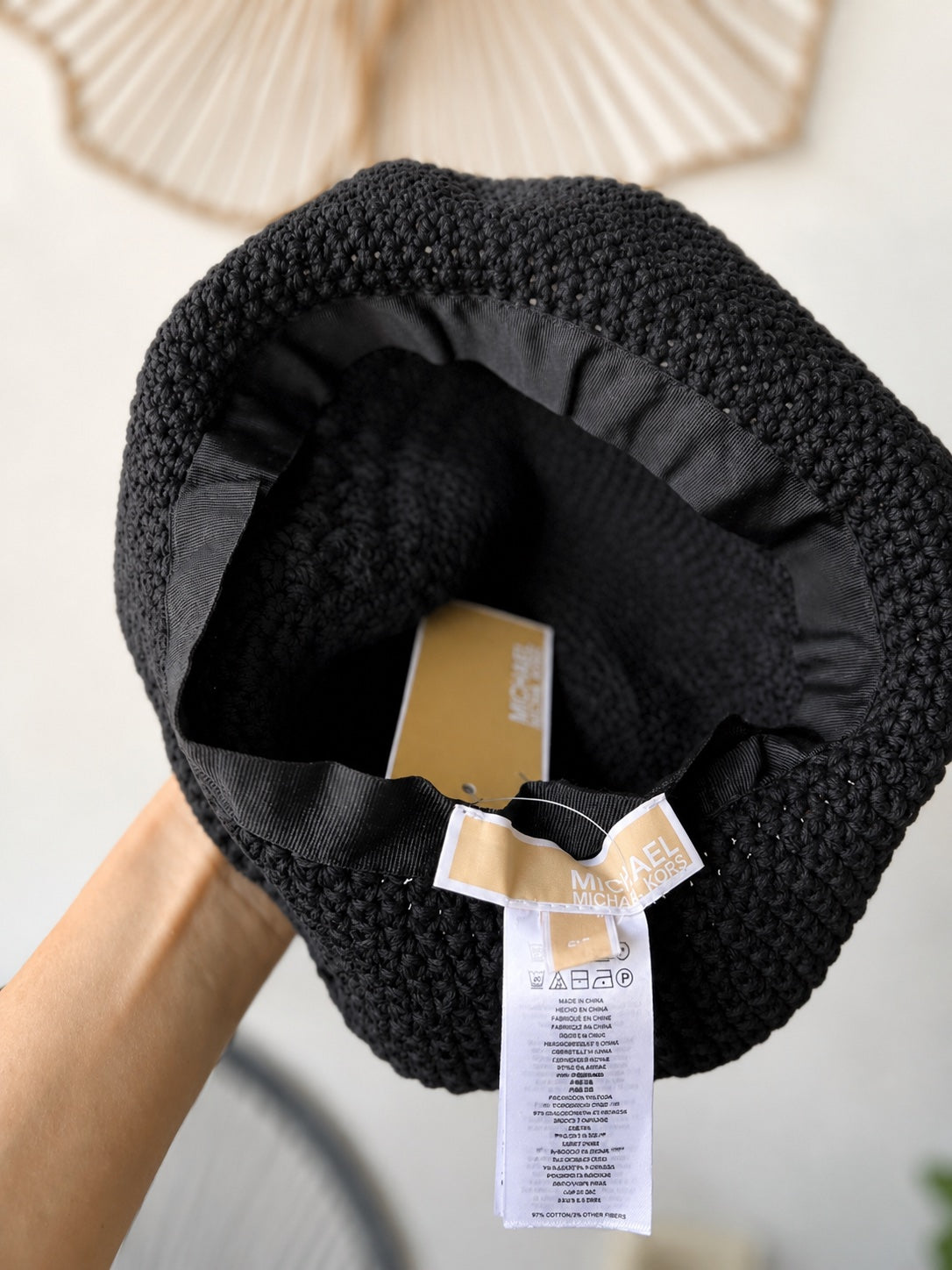 Palarie crochet Michael Kors