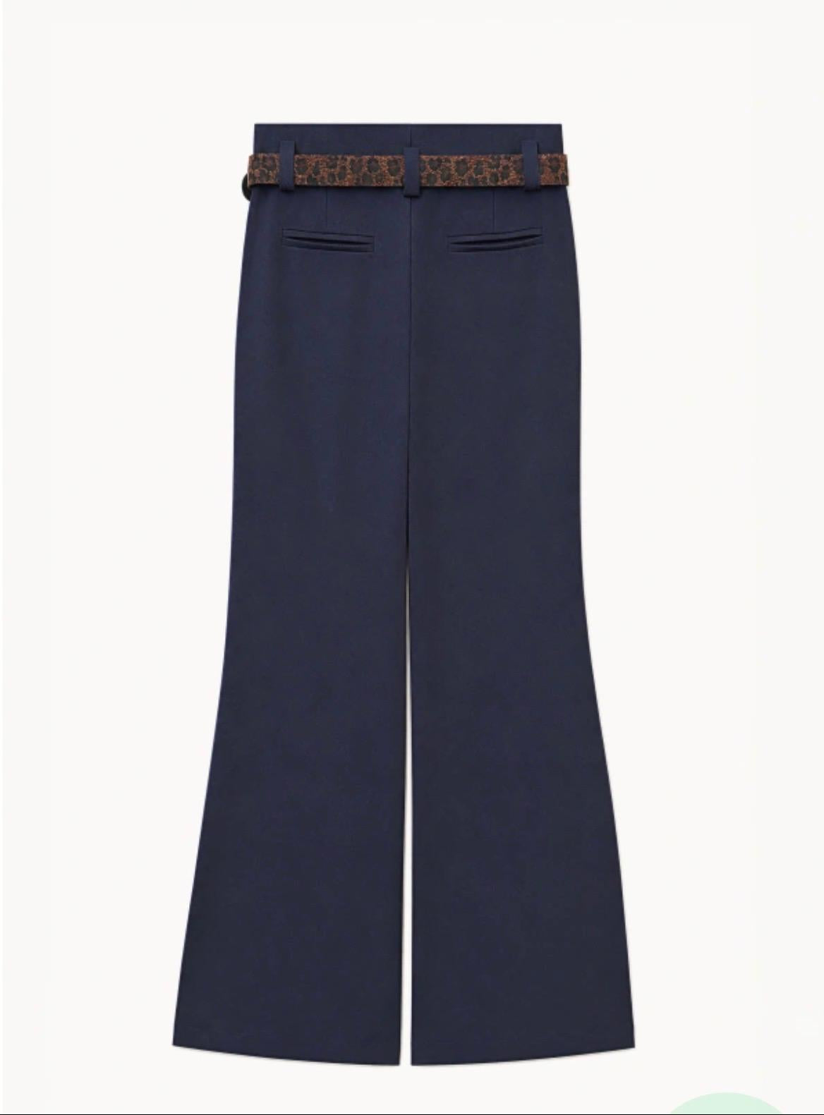 Pantaloni costum Lumina Navy