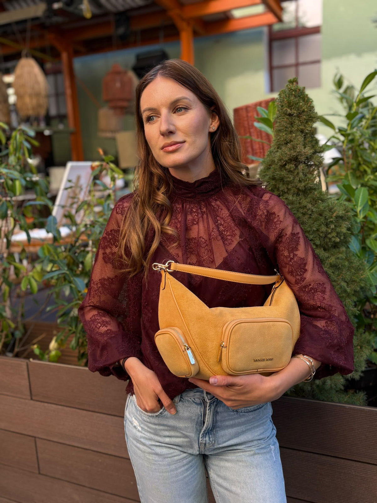 Geantă shoulder Michael Kors Merrit